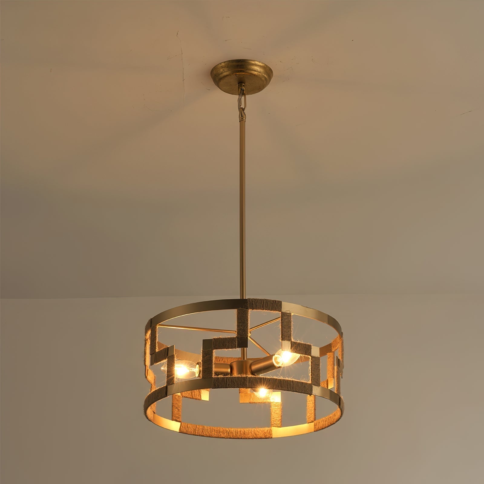 Matrix Gold Pendant Lamp
