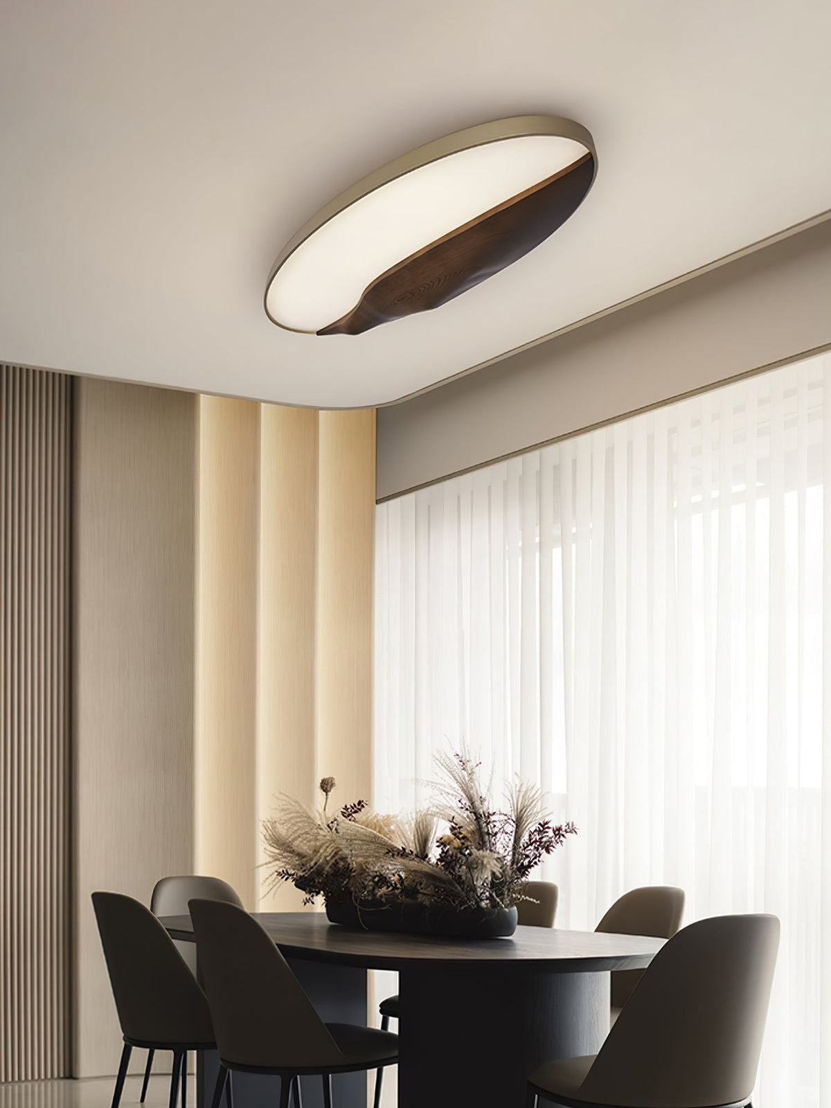 Vishaarae Scandi Wooden Ceiling Light