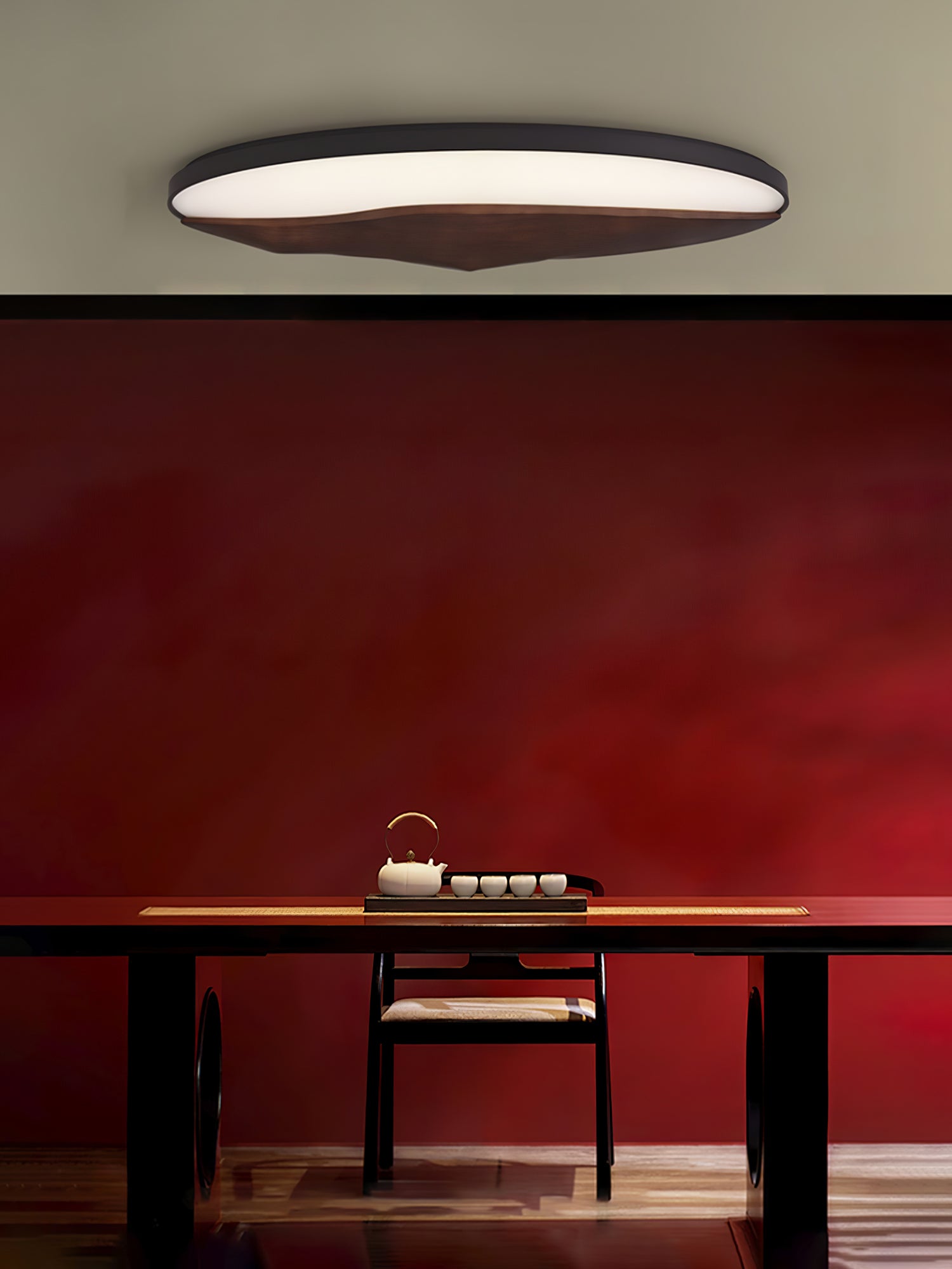Vishaarae Scandi Wooden Ceiling Light