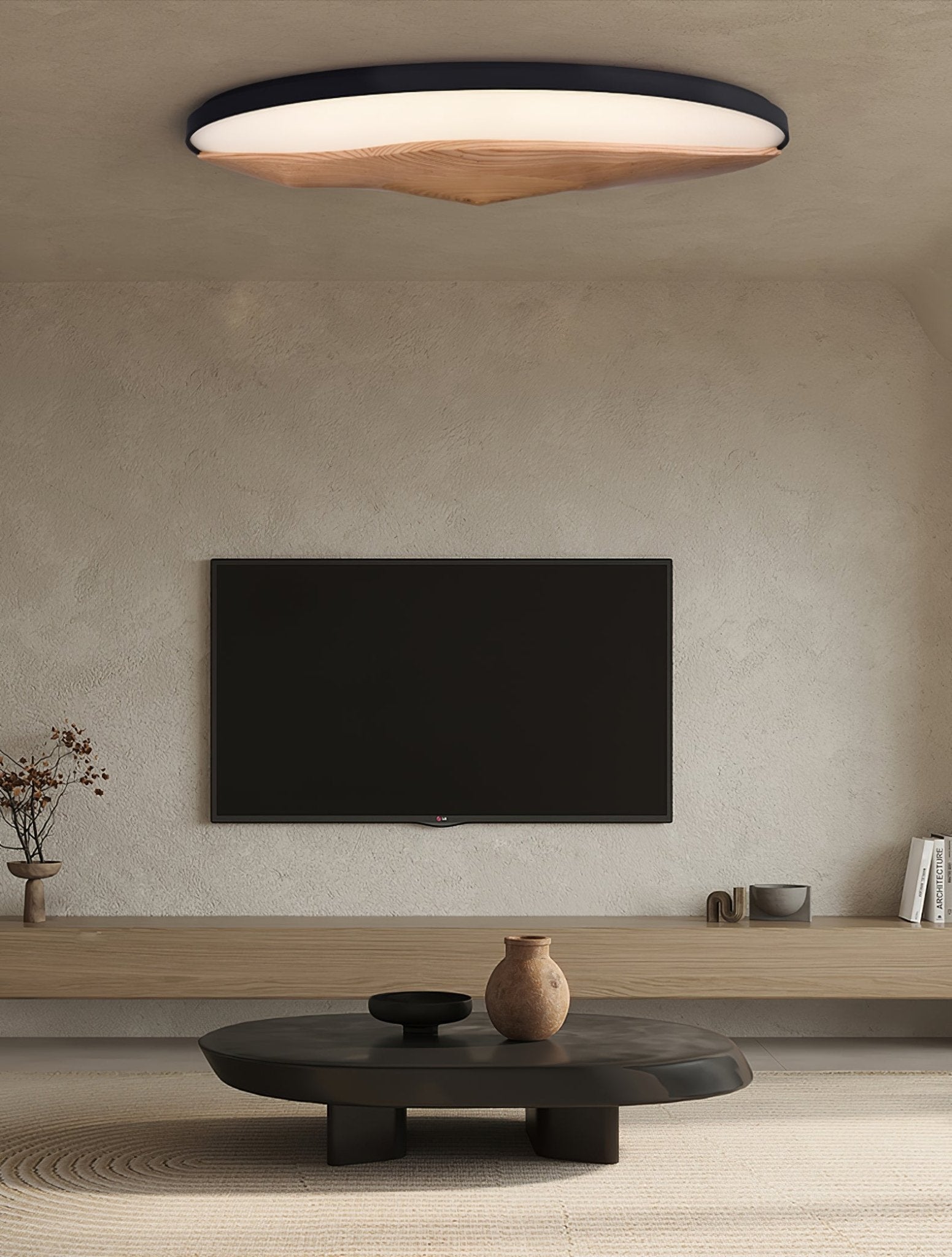 Vishaarae Scandi Wooden Ceiling Light