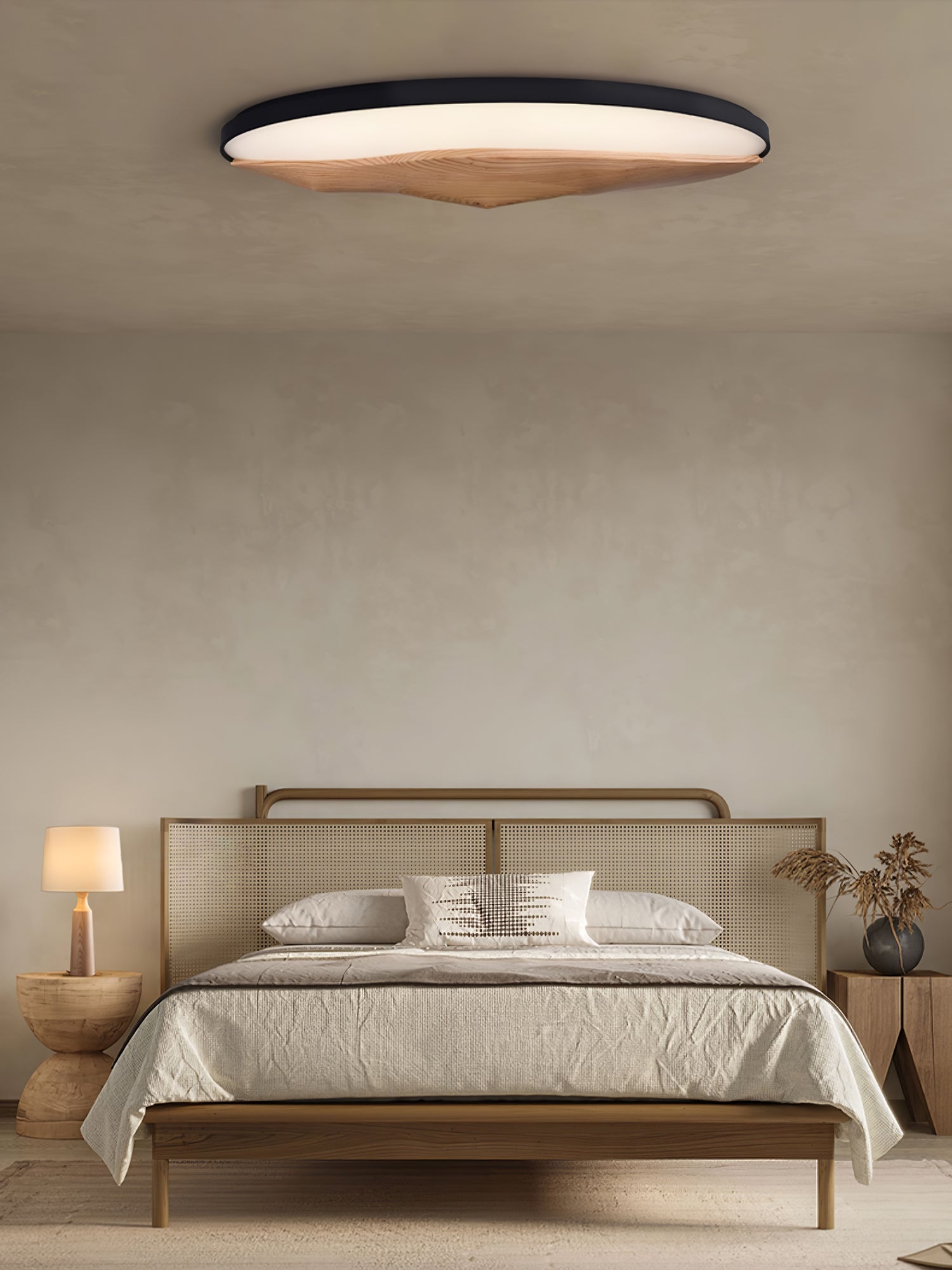 Vishaarae Scandi Wooden Ceiling Light