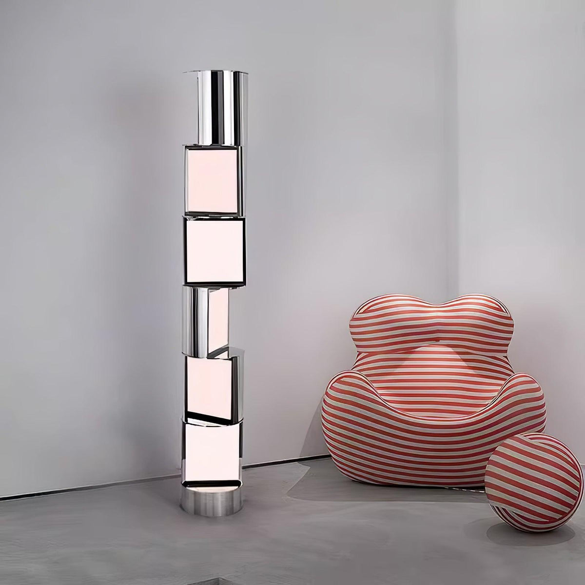 Votary Acrylic Column Floor Lamp
