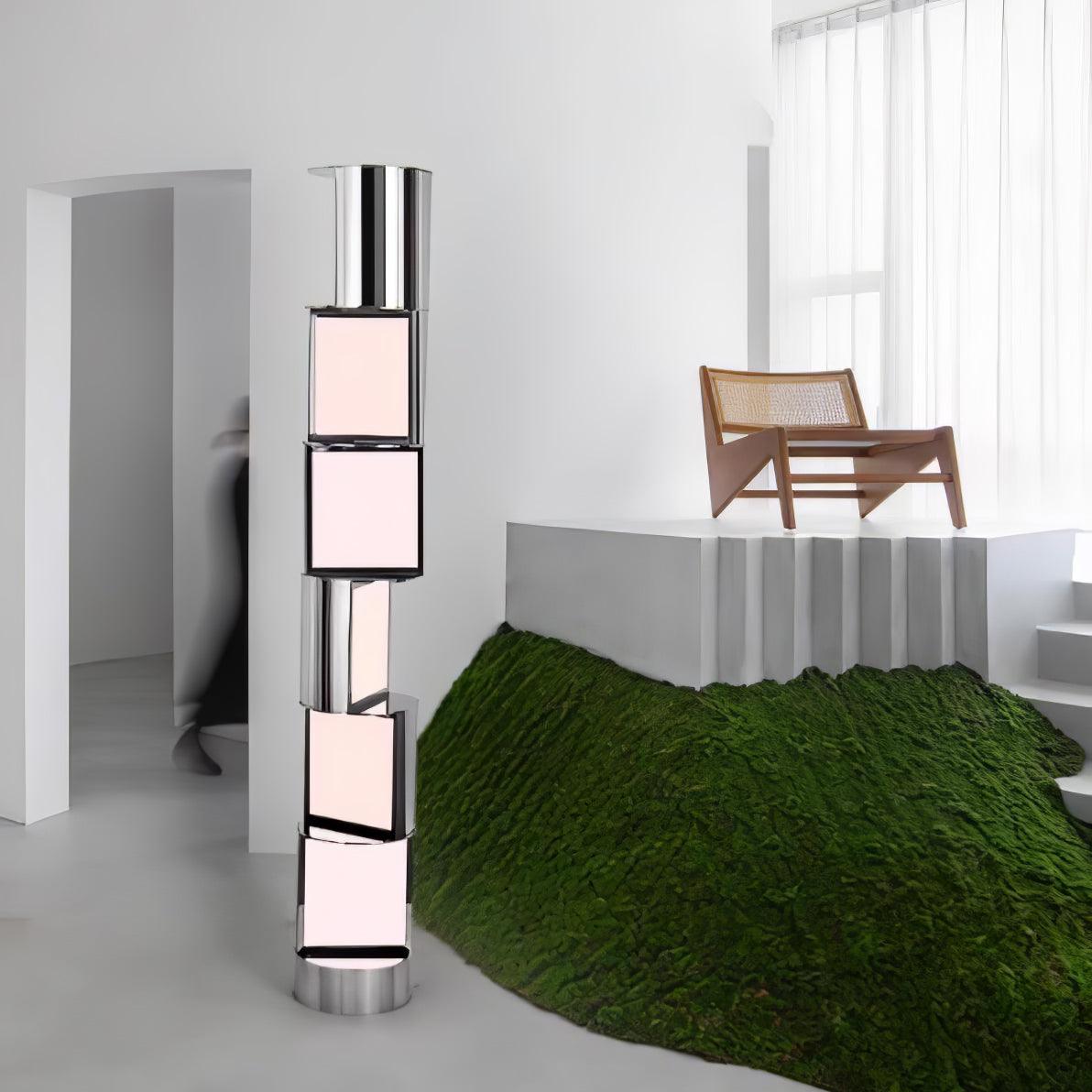 Votary Acrylic Column Floor Lamp
