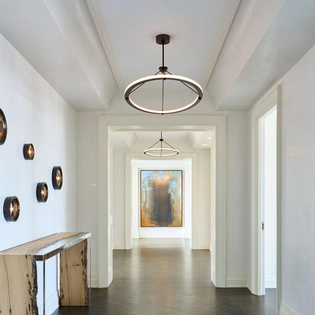 Jald Minimalist Circle Pendant Light