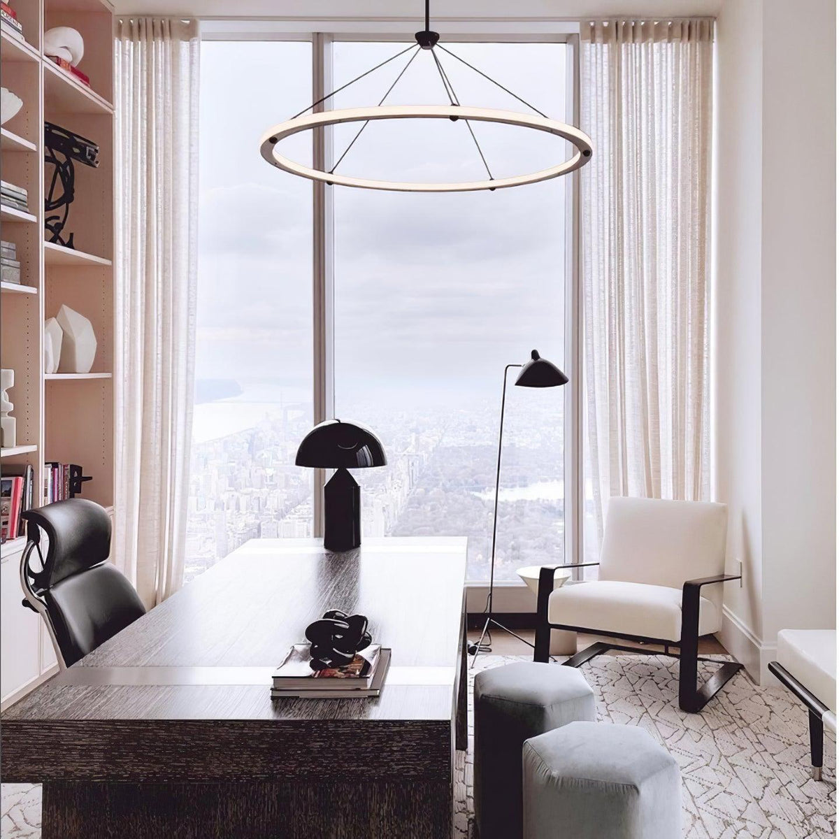 Jald Minimalist Circle Pendant Light