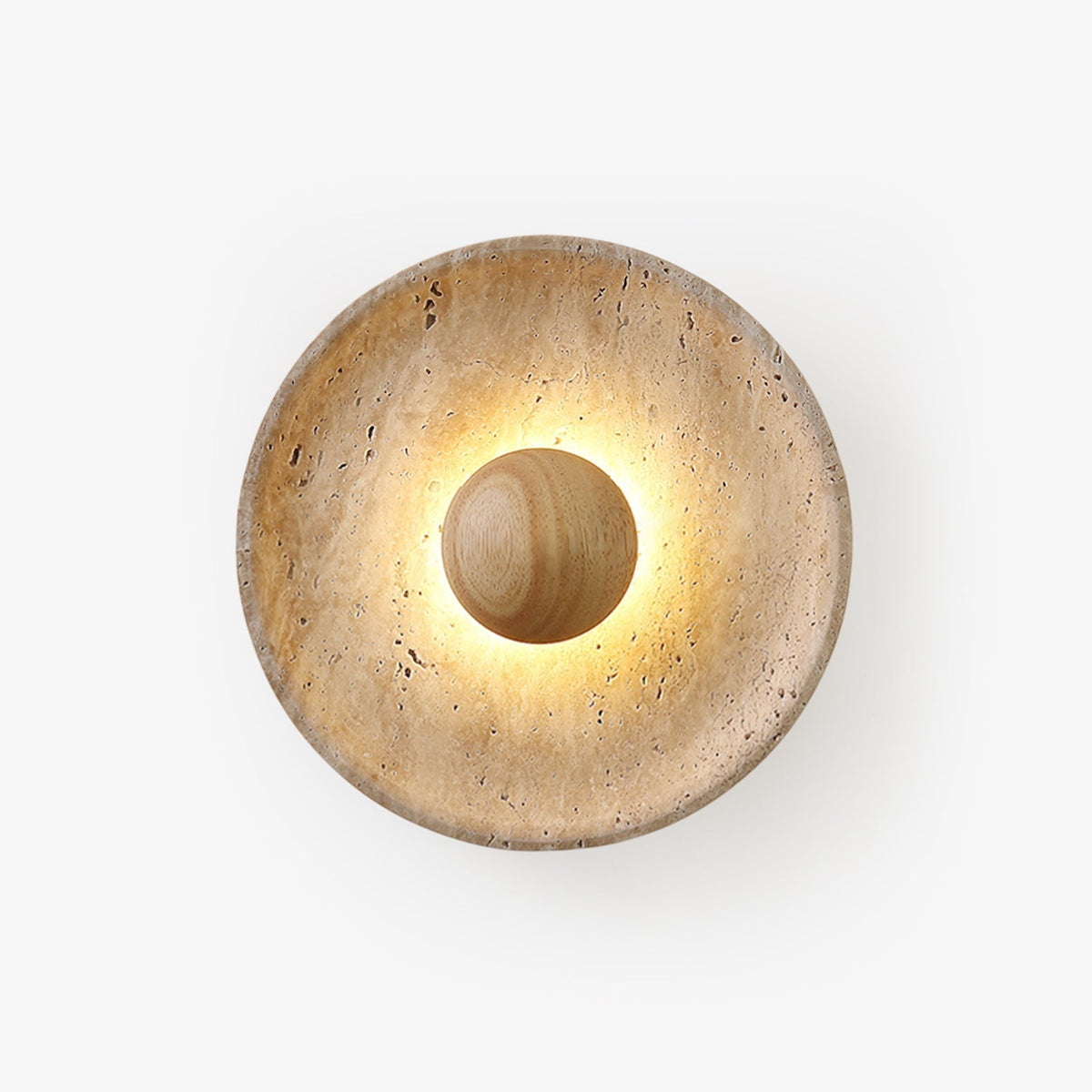 Ulraeia Minimalist Travertine Wall Light