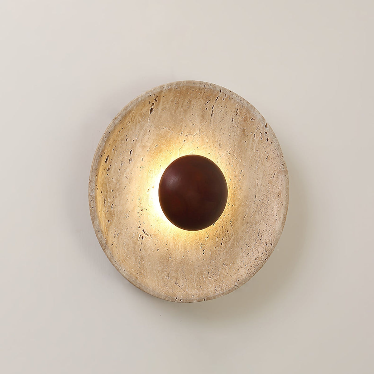 Ulraeia Minimalist Travertine Wall Light