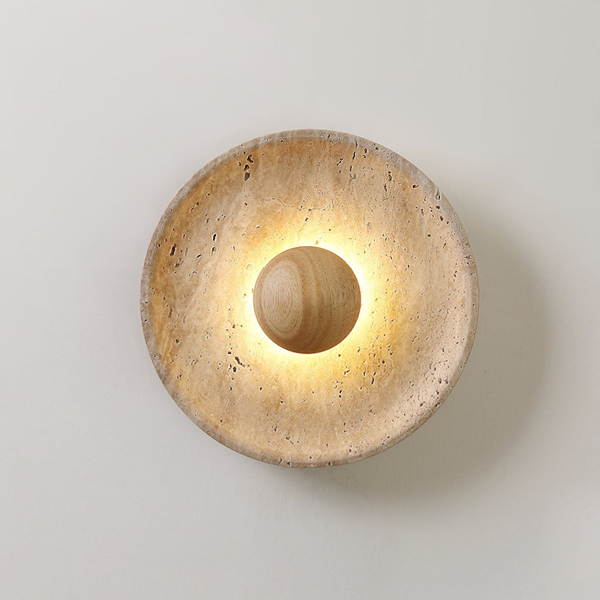 Ulraeia Minimalist Travertine Wall Light