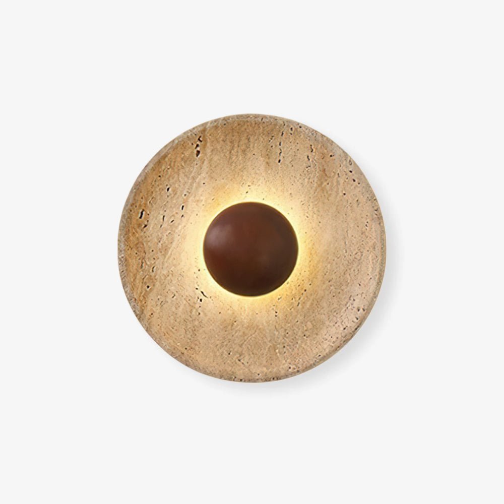 Ulraeia Minimalist Travertine Wall Light