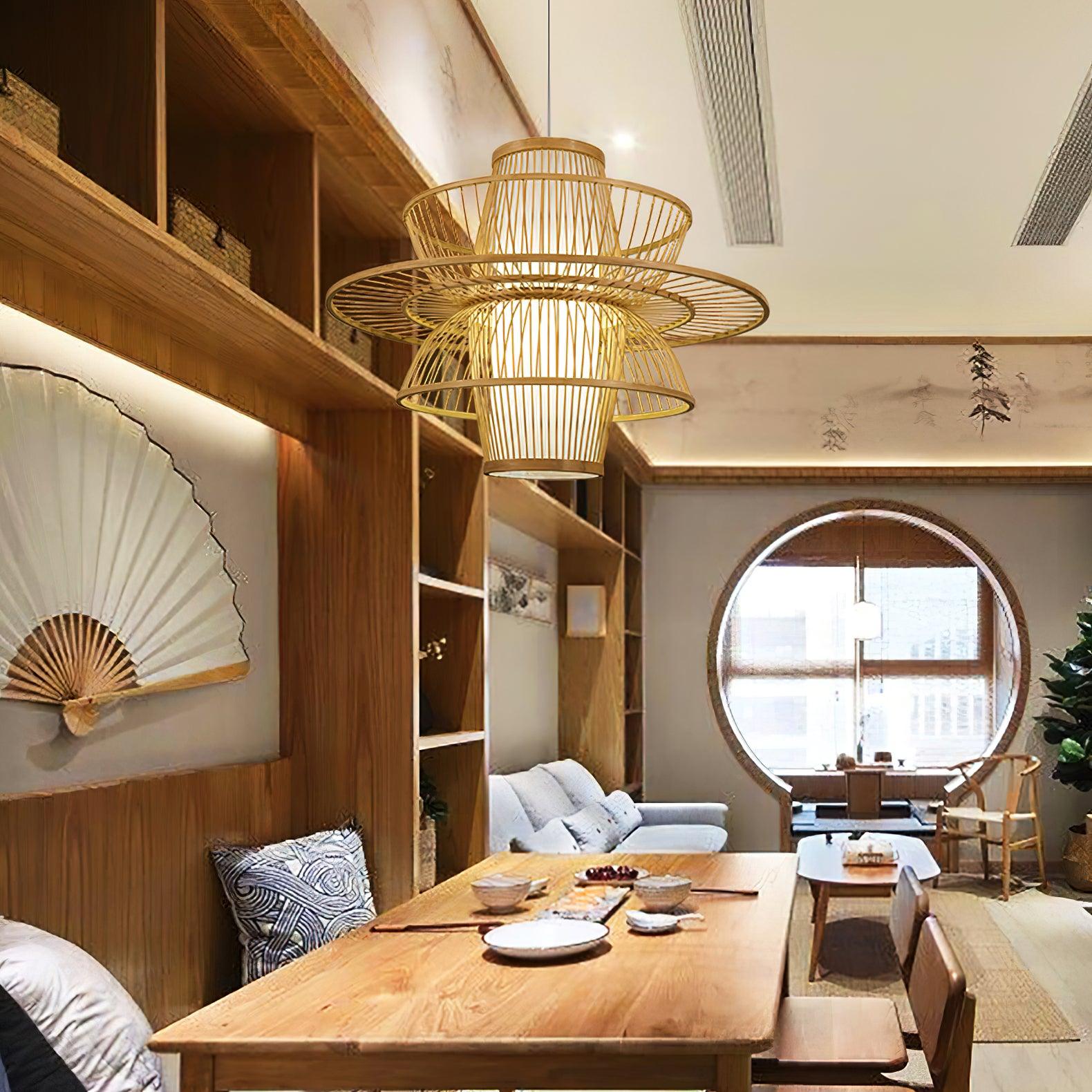 Gsplen Handmade Sigyn Bamboo Pendant Lamp