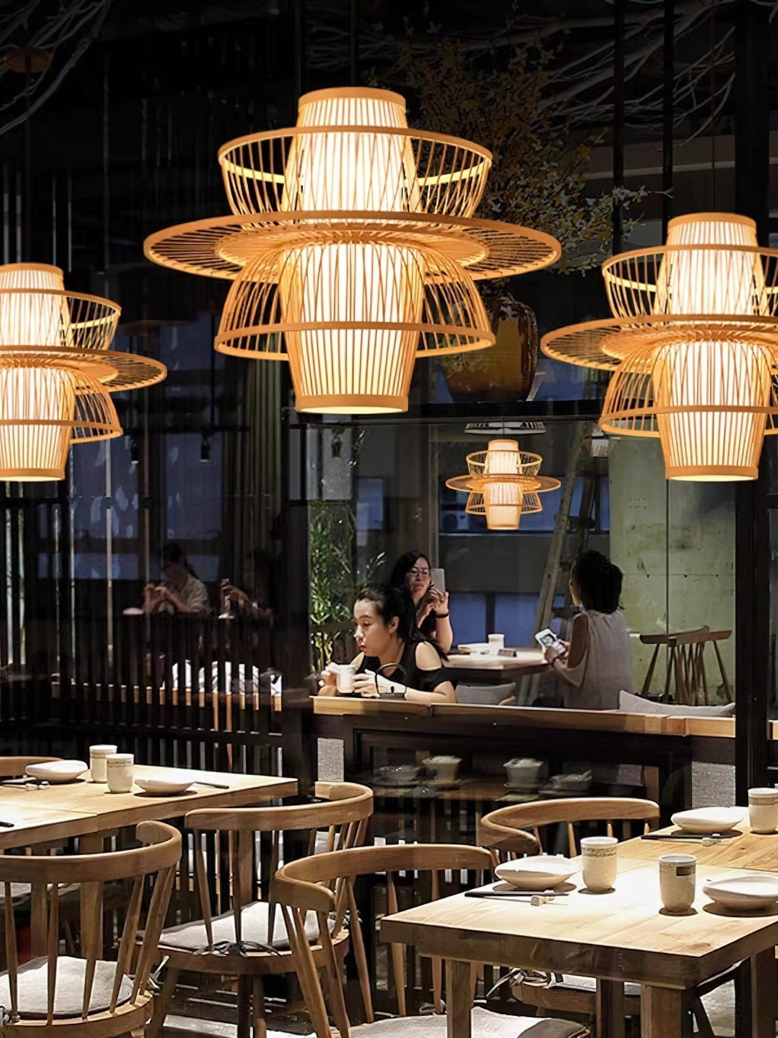 Gsplen Handmade Sigyn Bamboo Pendant Lamp