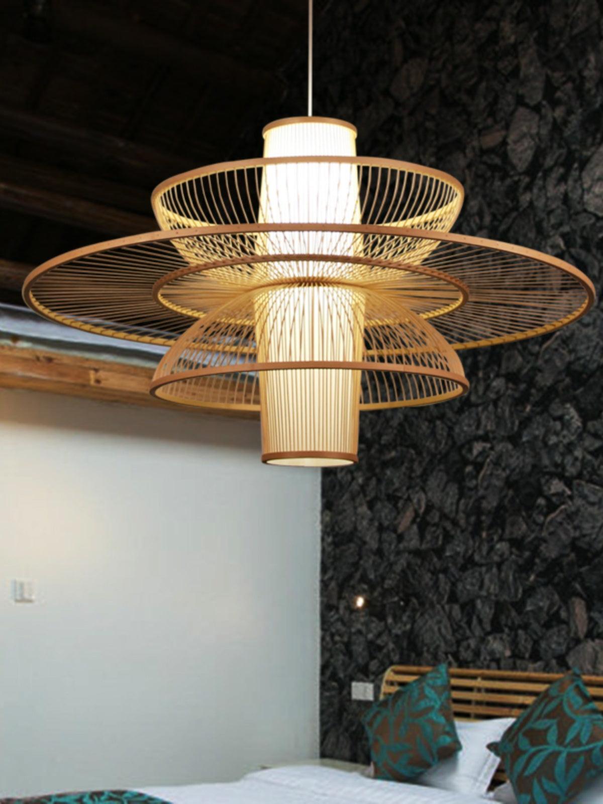 Gsplen Handmade Sigyn Bamboo Pendant Lamp