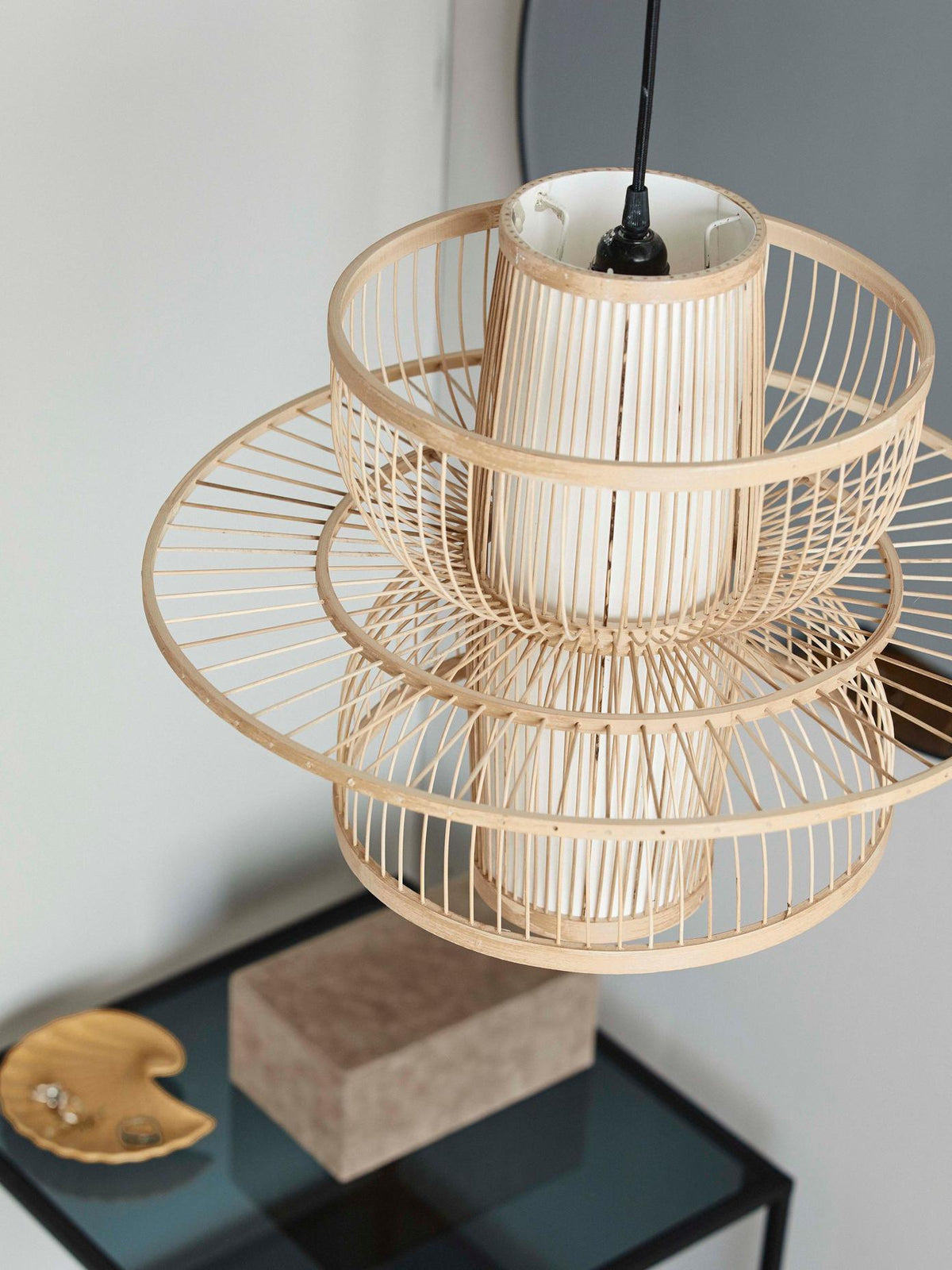 Gsplen Handmade Sigyn Bamboo Pendant Lamp