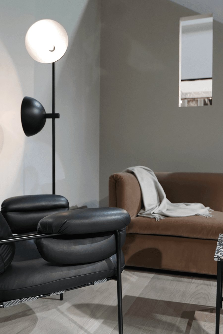Lumase Glass Minimalist Floor Lamp
