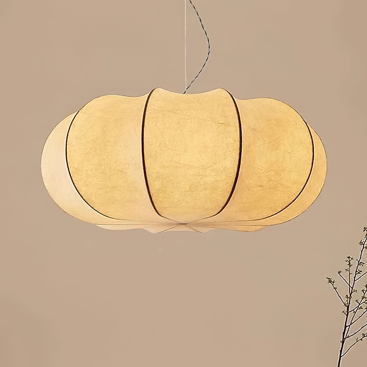 Bovena Silk Traditional Pendant Lamp