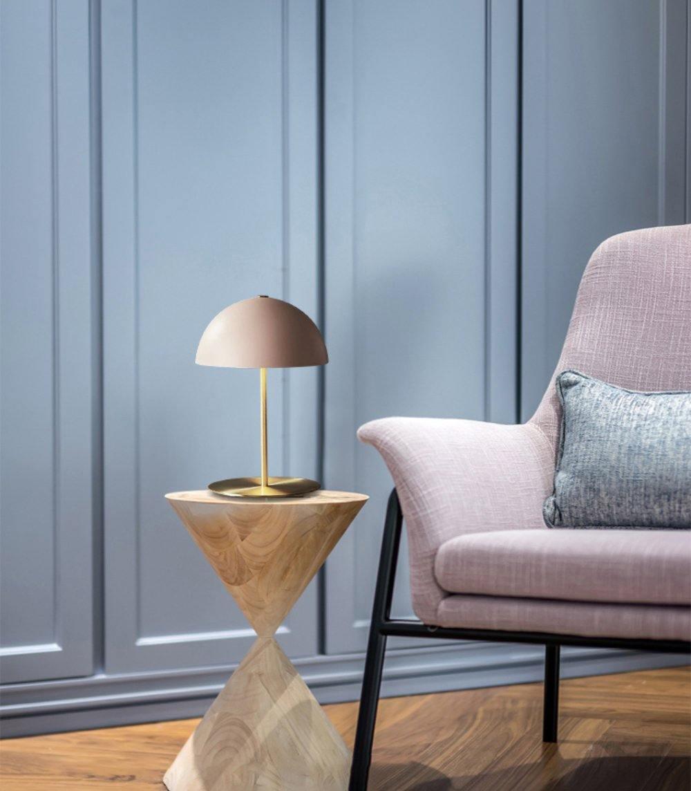Zephen Acrylic Scandinavian Table Lamp - Neutral Decor