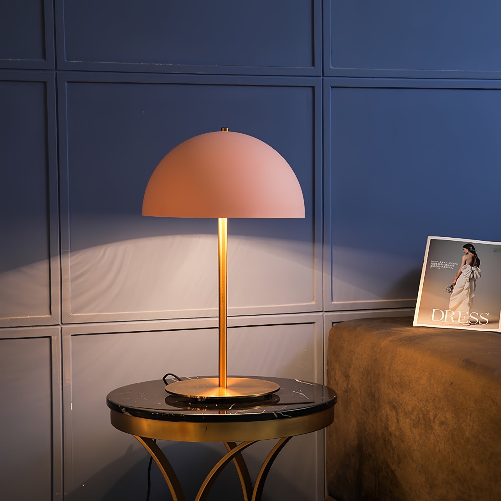 Zephen Acrylic Scandinavian Table Lamp - Neutral Decor