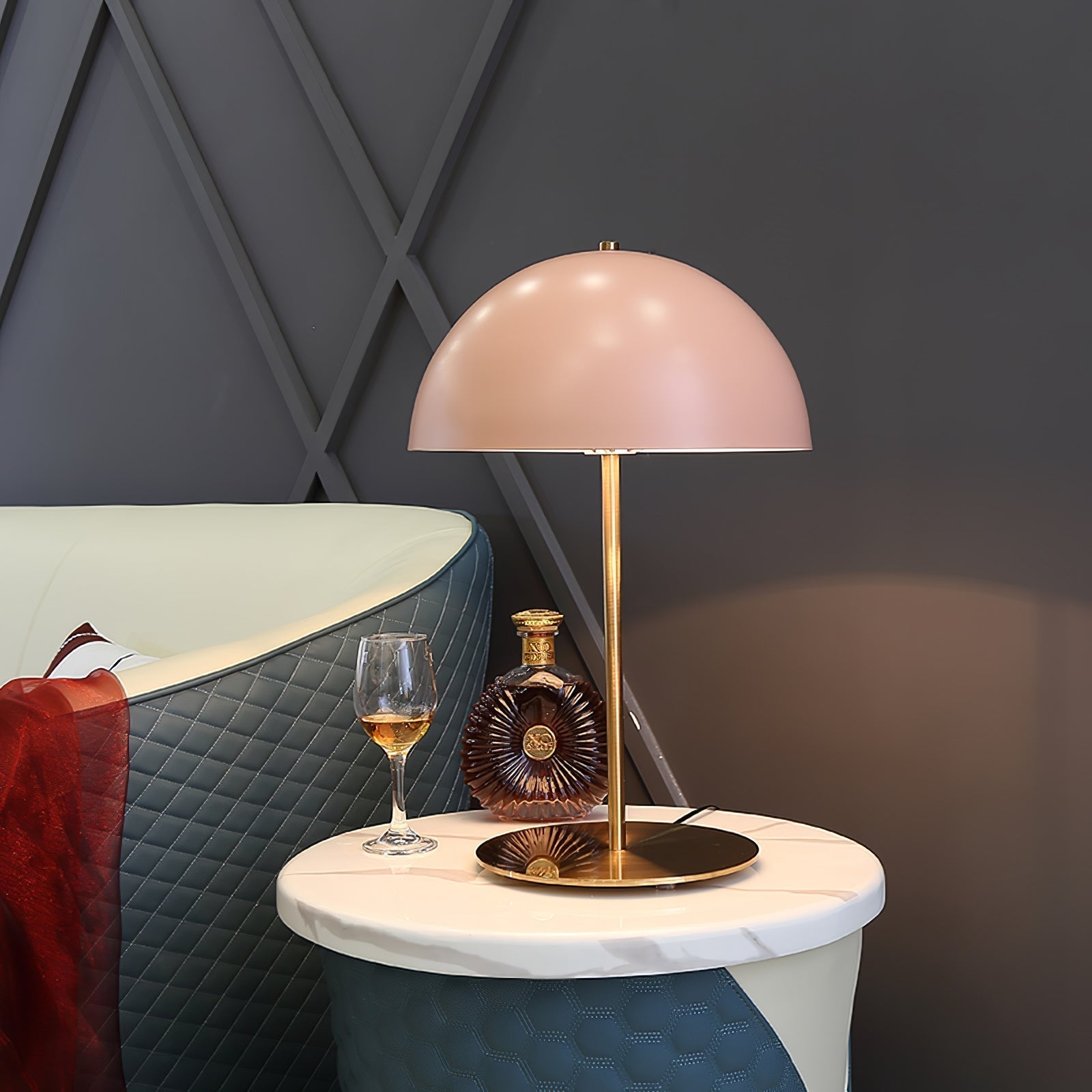 Zephen Acrylic Scandinavian Table Lamp - Neutral Decor