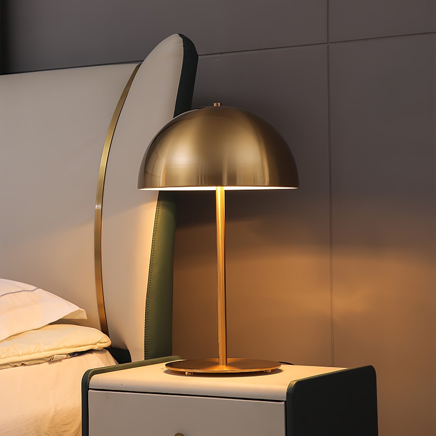 Zephen Acrylic Scandinavian Table Lamp - Neutral Decor