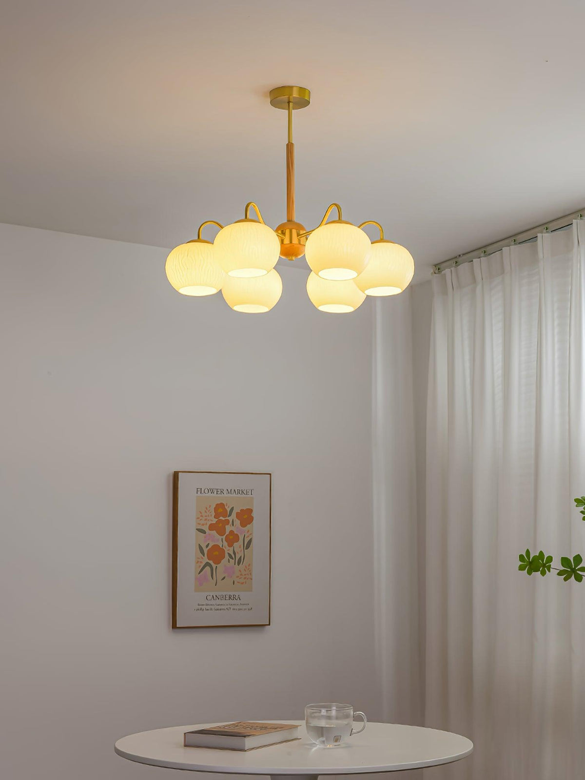 Elyra Elegant Wood Chandelier