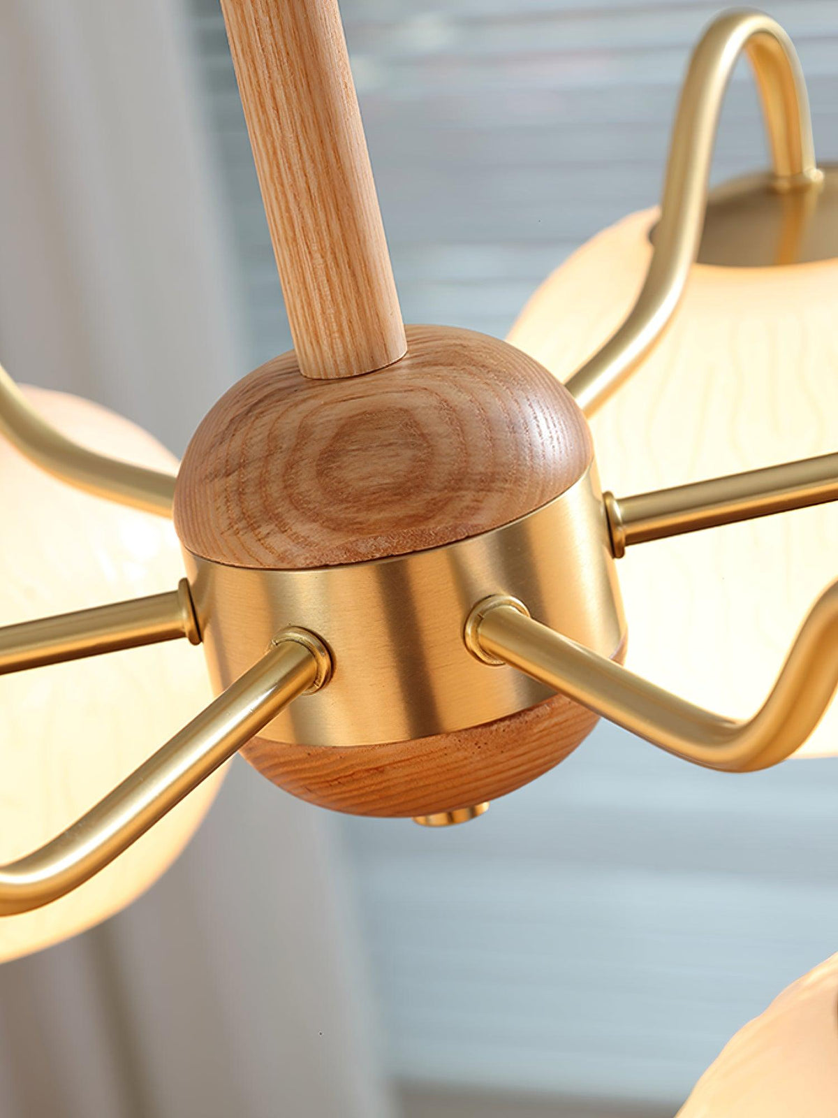 Elyra Elegant Wood Chandelier
