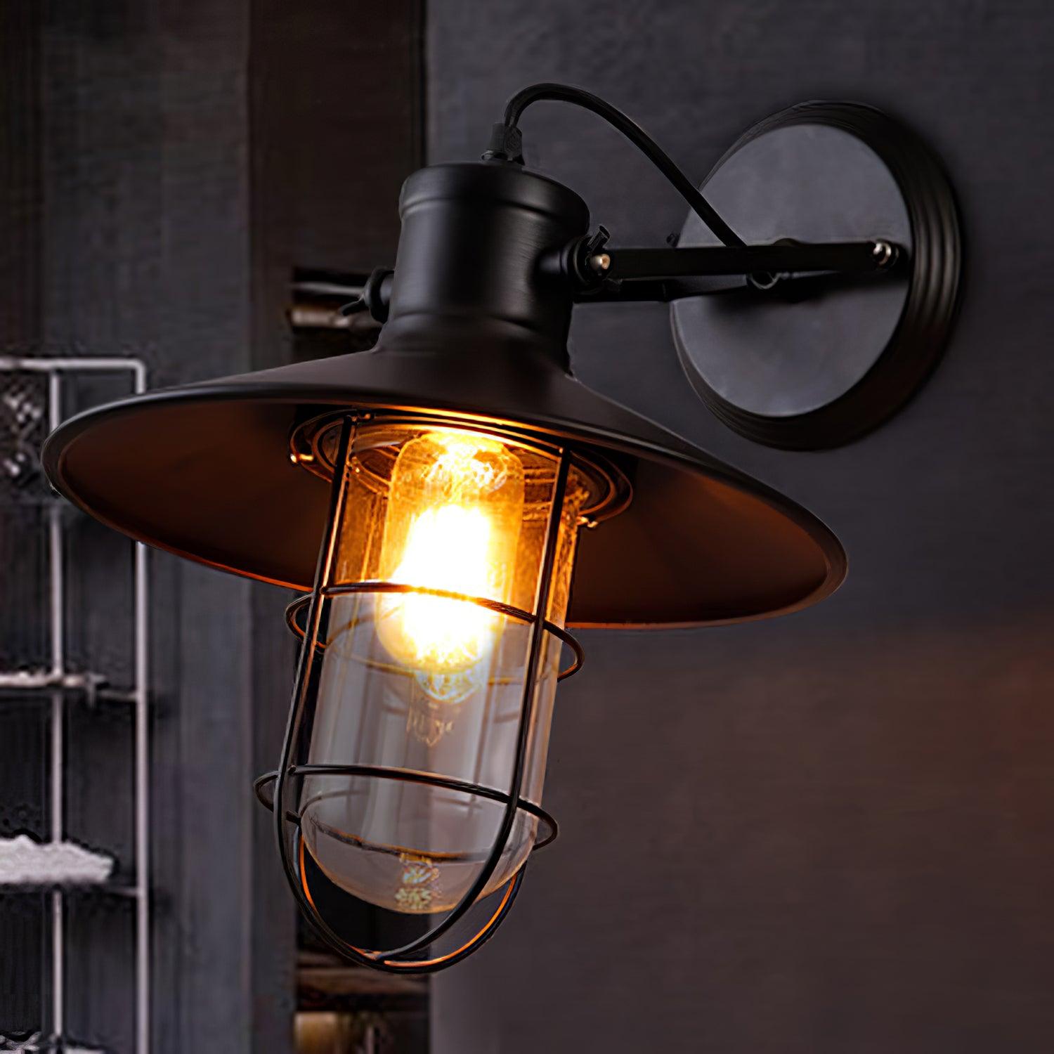 Eiraniella Abnormal Harbour Industrial Glass Wall Light