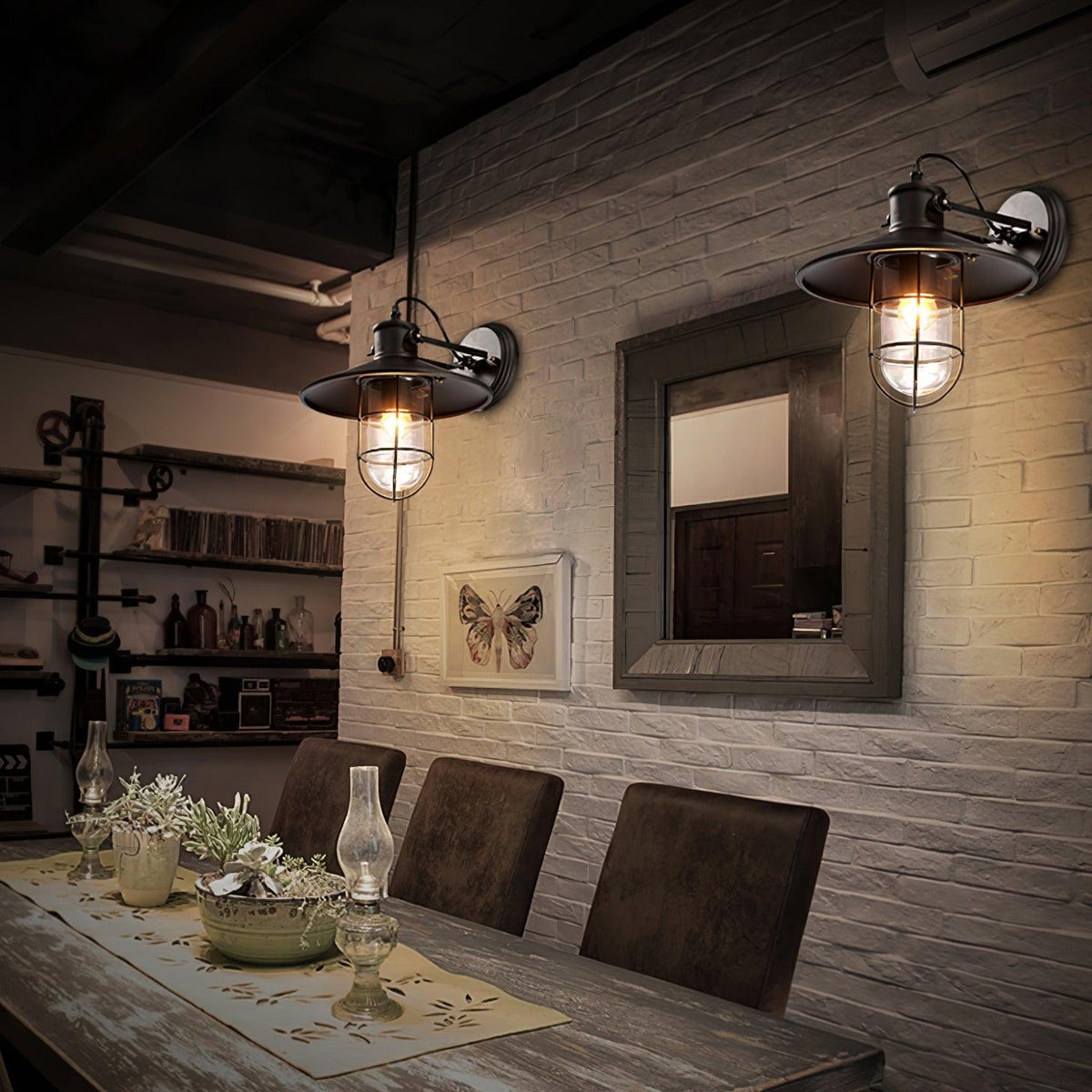 Eiraniella Abnormal Harbour Industrial Glass Wall Light