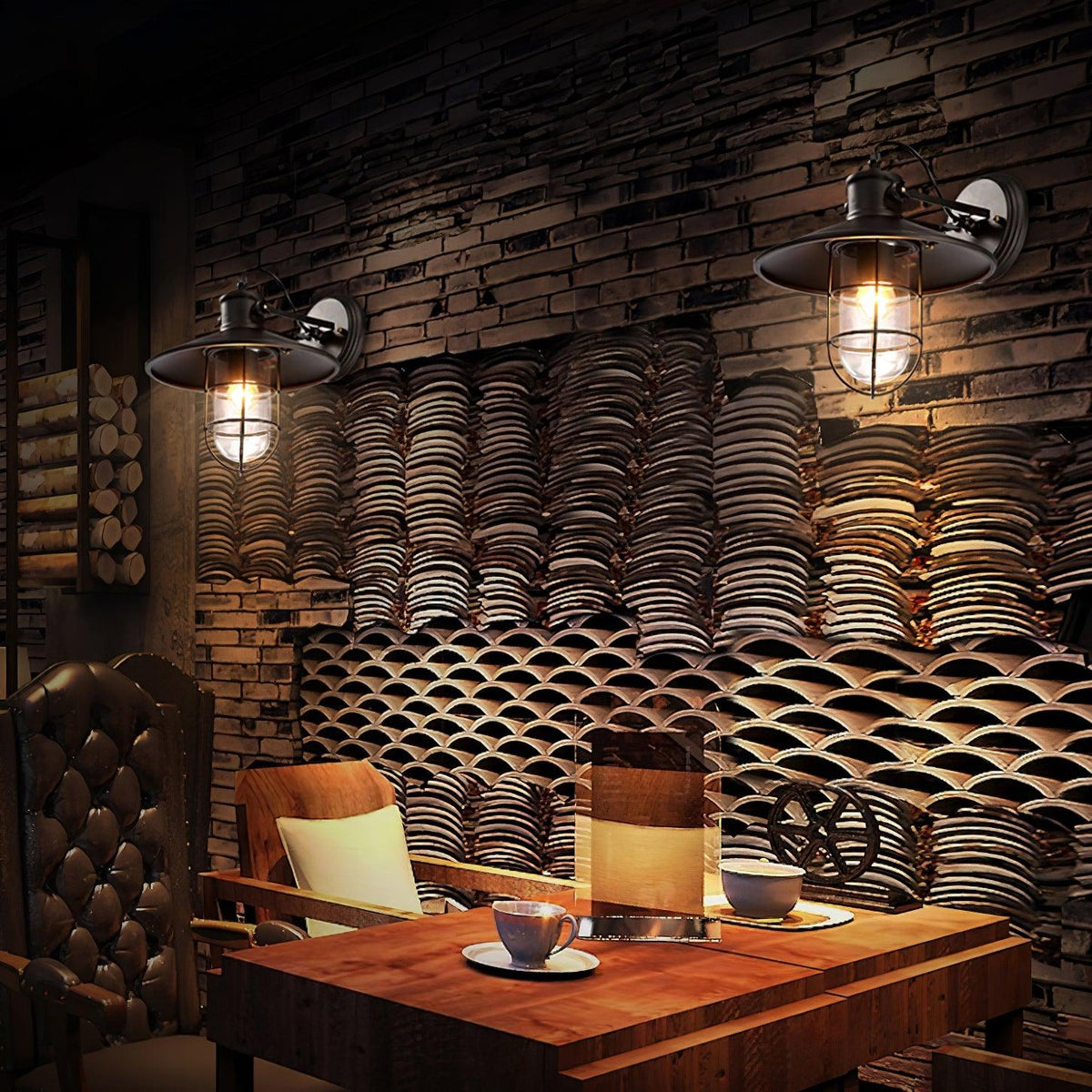 Eiraniella Abnormal Harbour Industrial Glass Wall Light