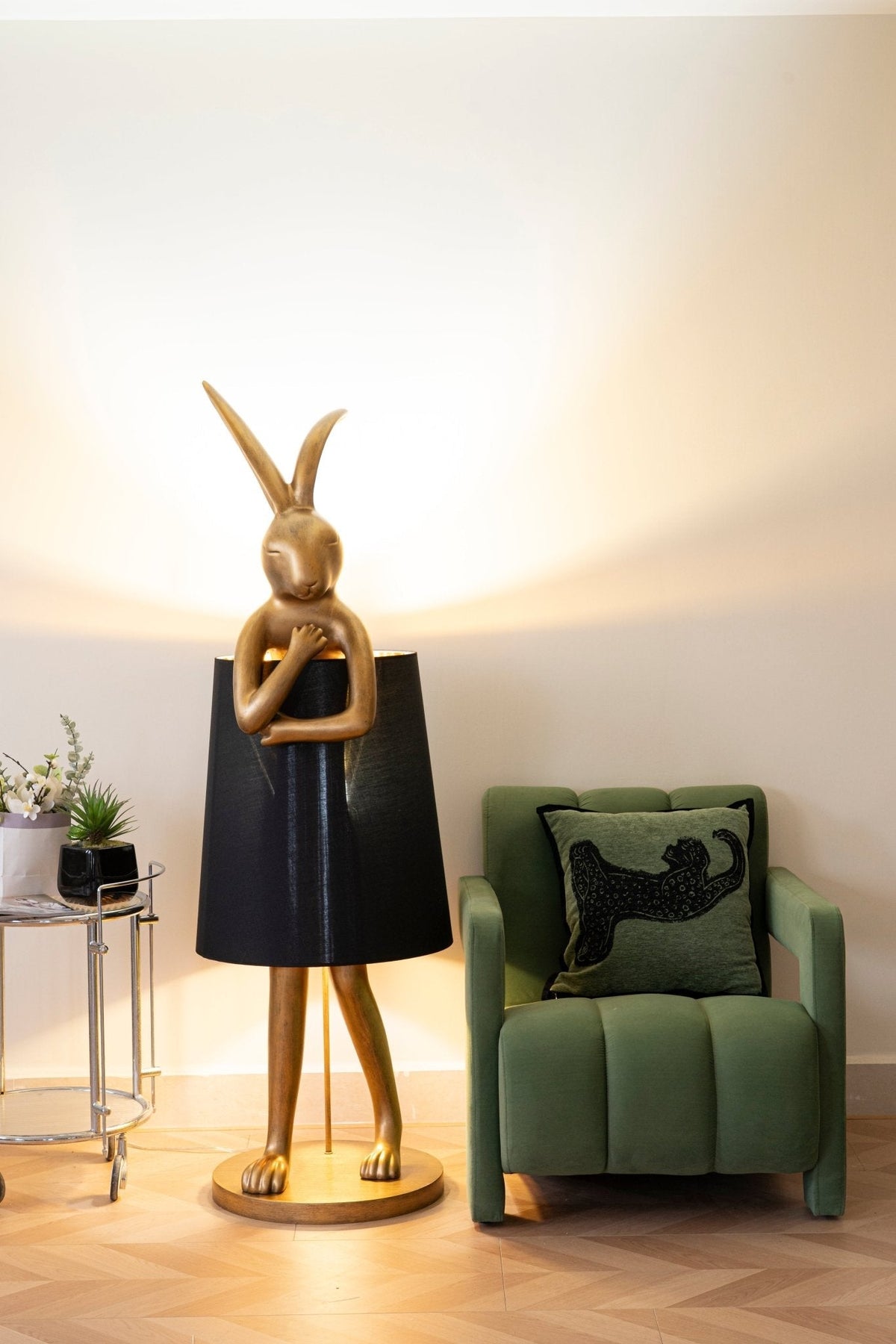 Sedr Luxurious Hare Silhouette Floor Lamp