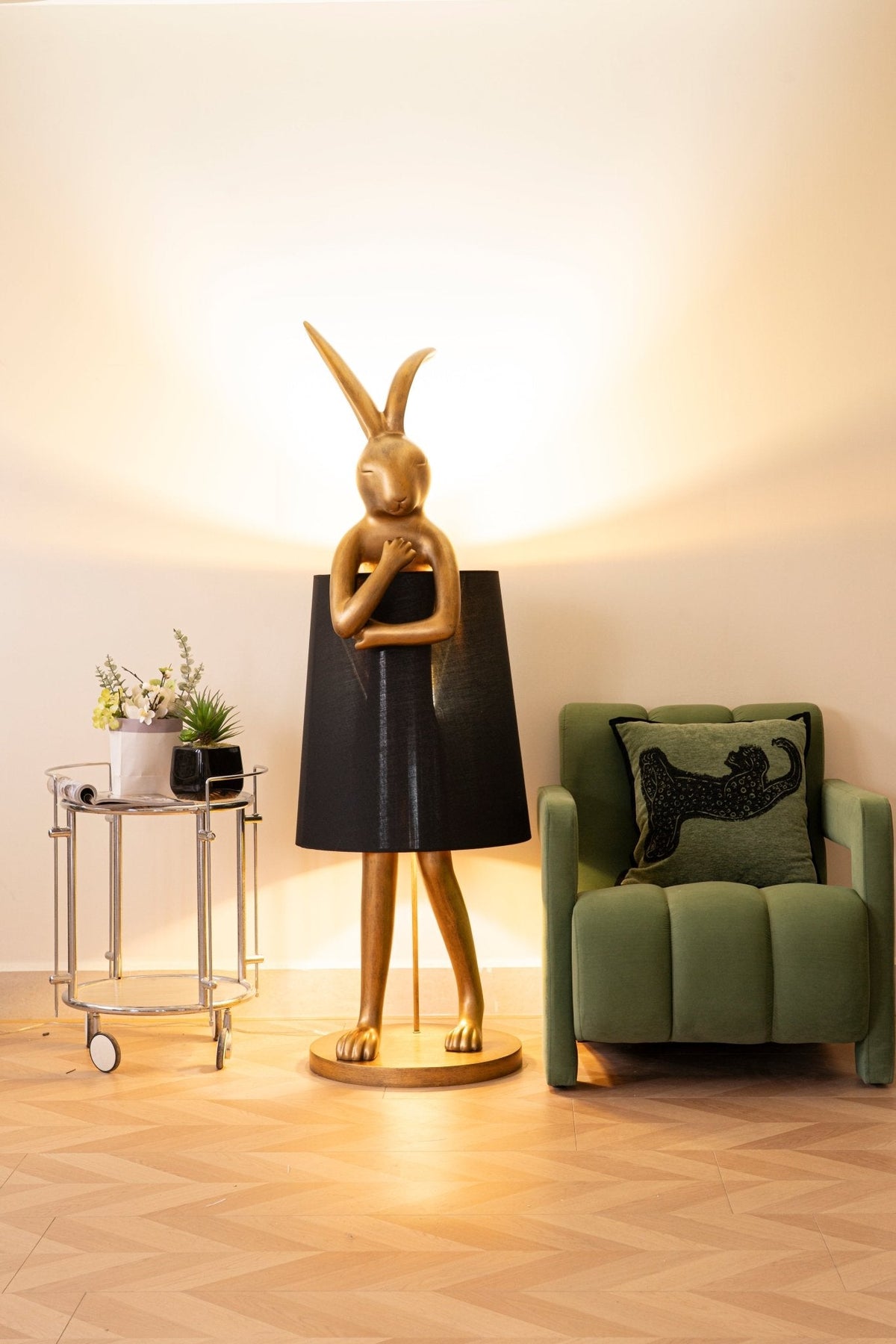 Sedr Luxurious Hare Silhouette Floor Lamp
