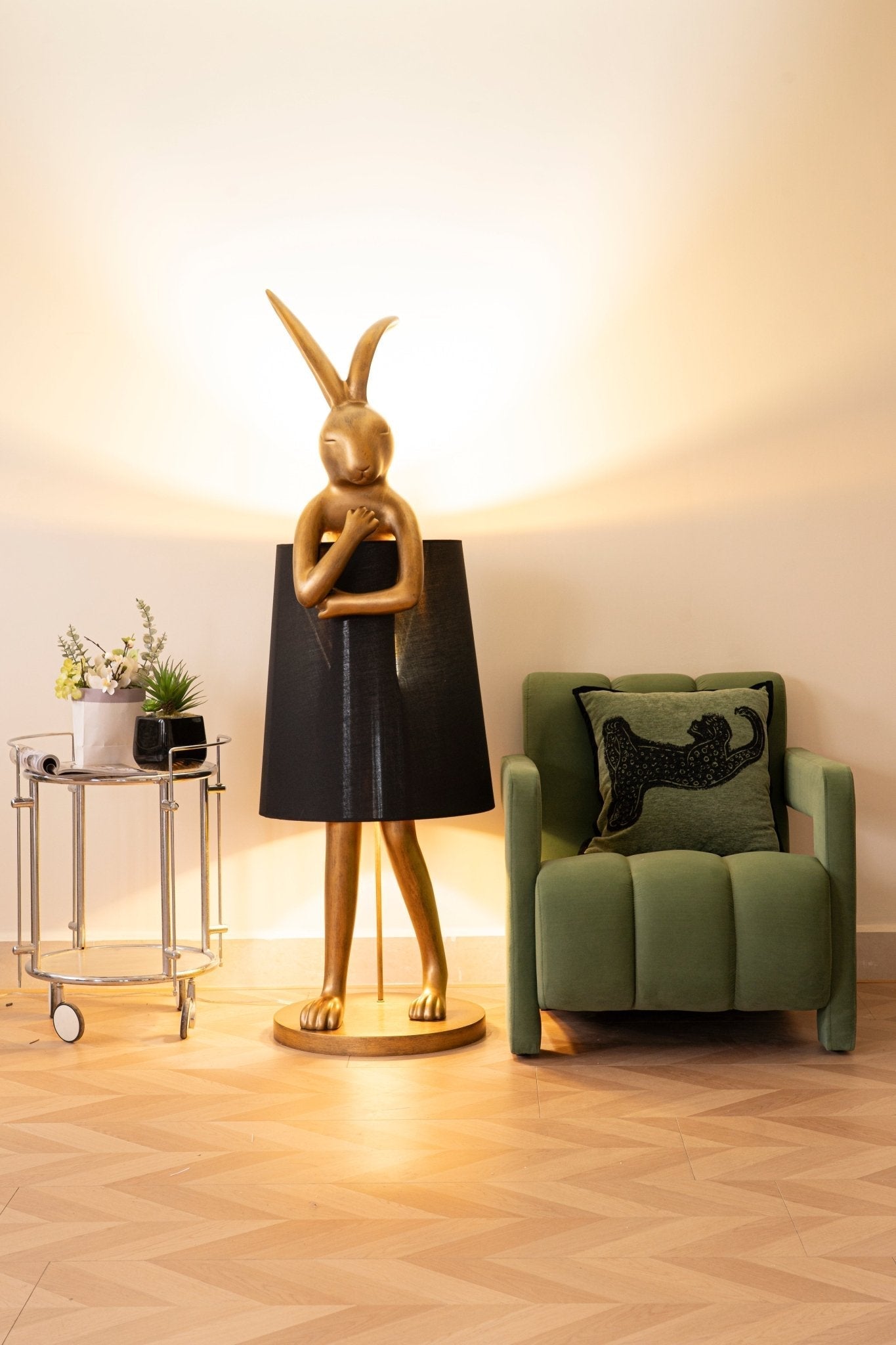 Sedr Luxurious Hare Silhouette Floor Lamp