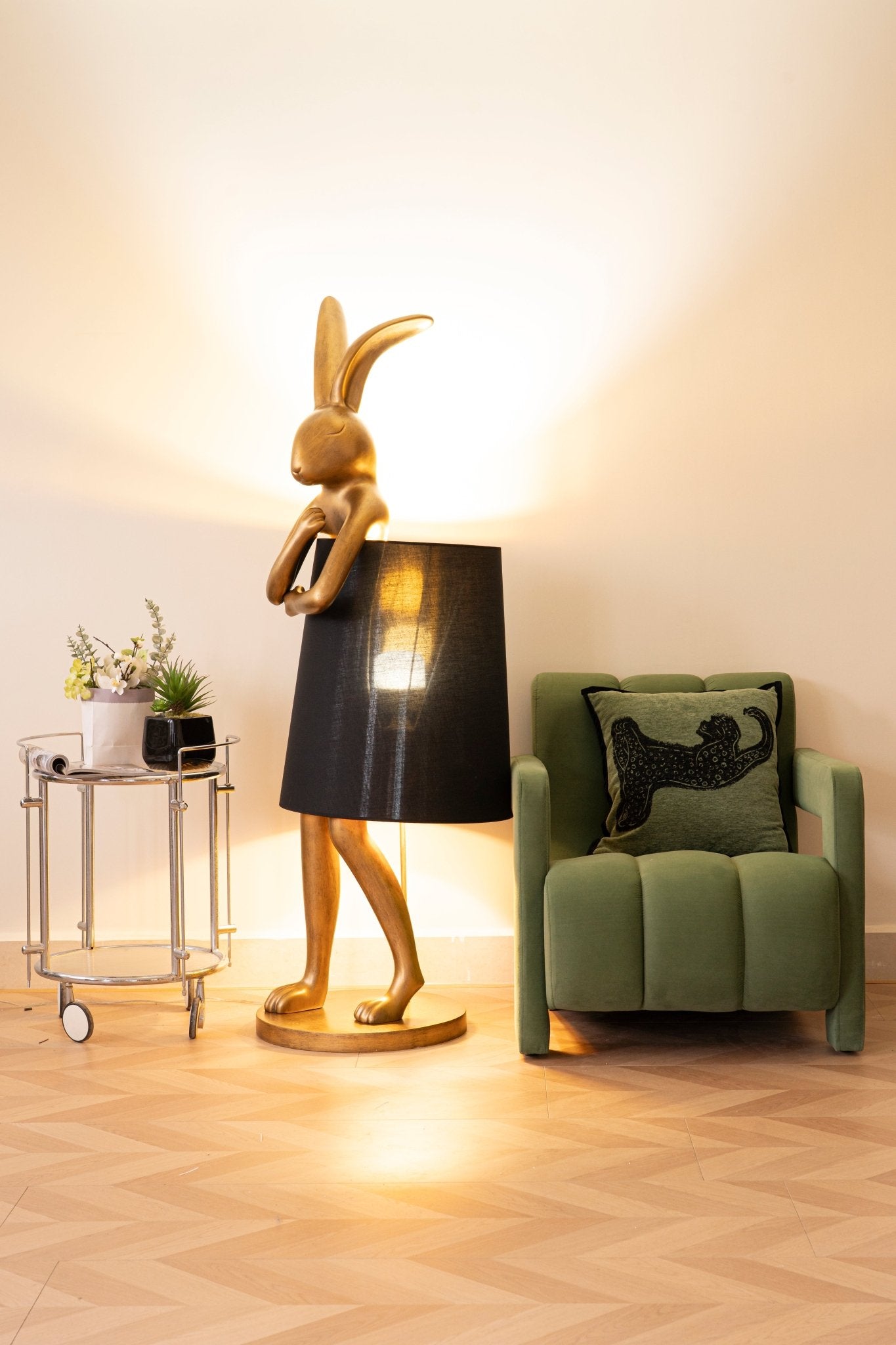 Sedr Luxurious Hare Silhouette Floor Lamp