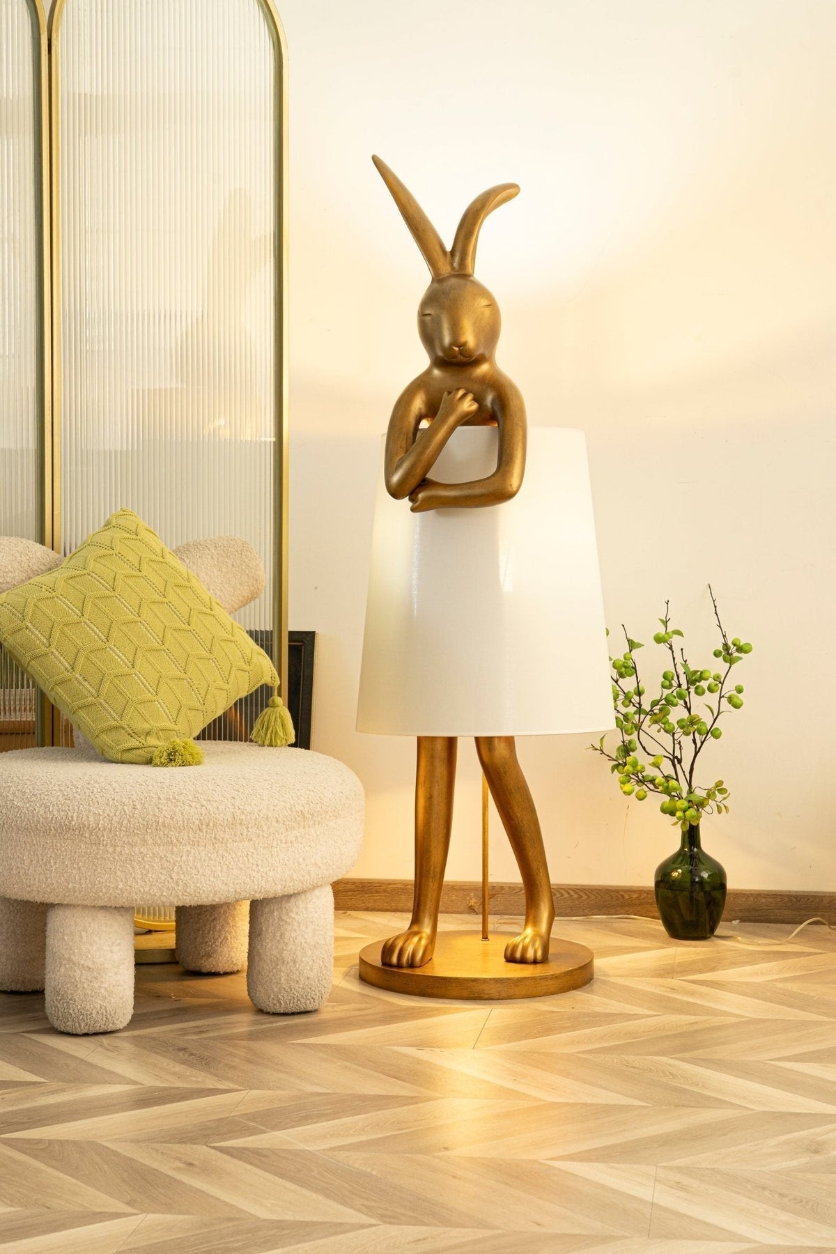 Sedr Luxurious Hare Silhouette Floor Lamp
