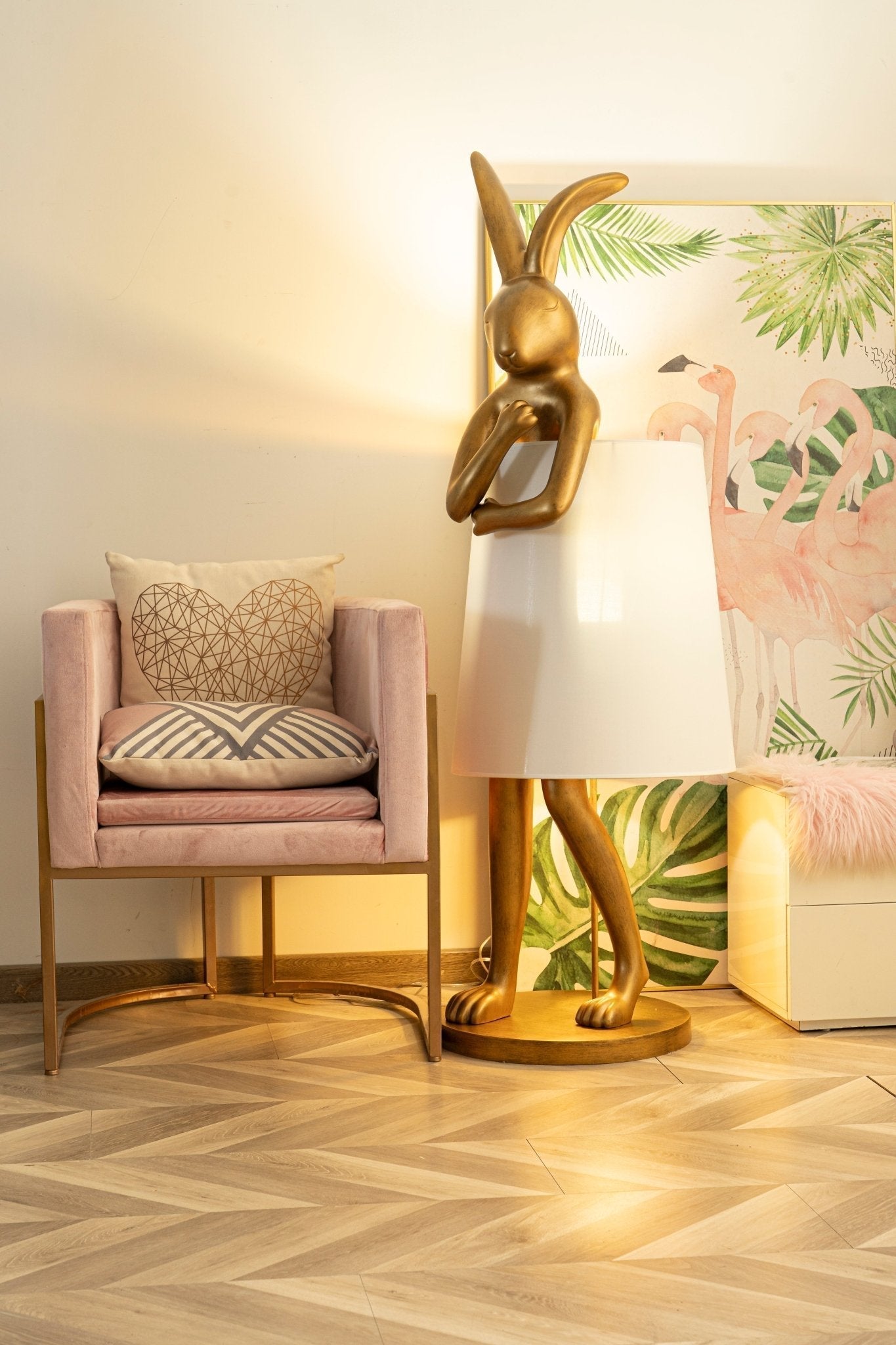 Sedr Luxurious Hare Silhouette Floor Lamp