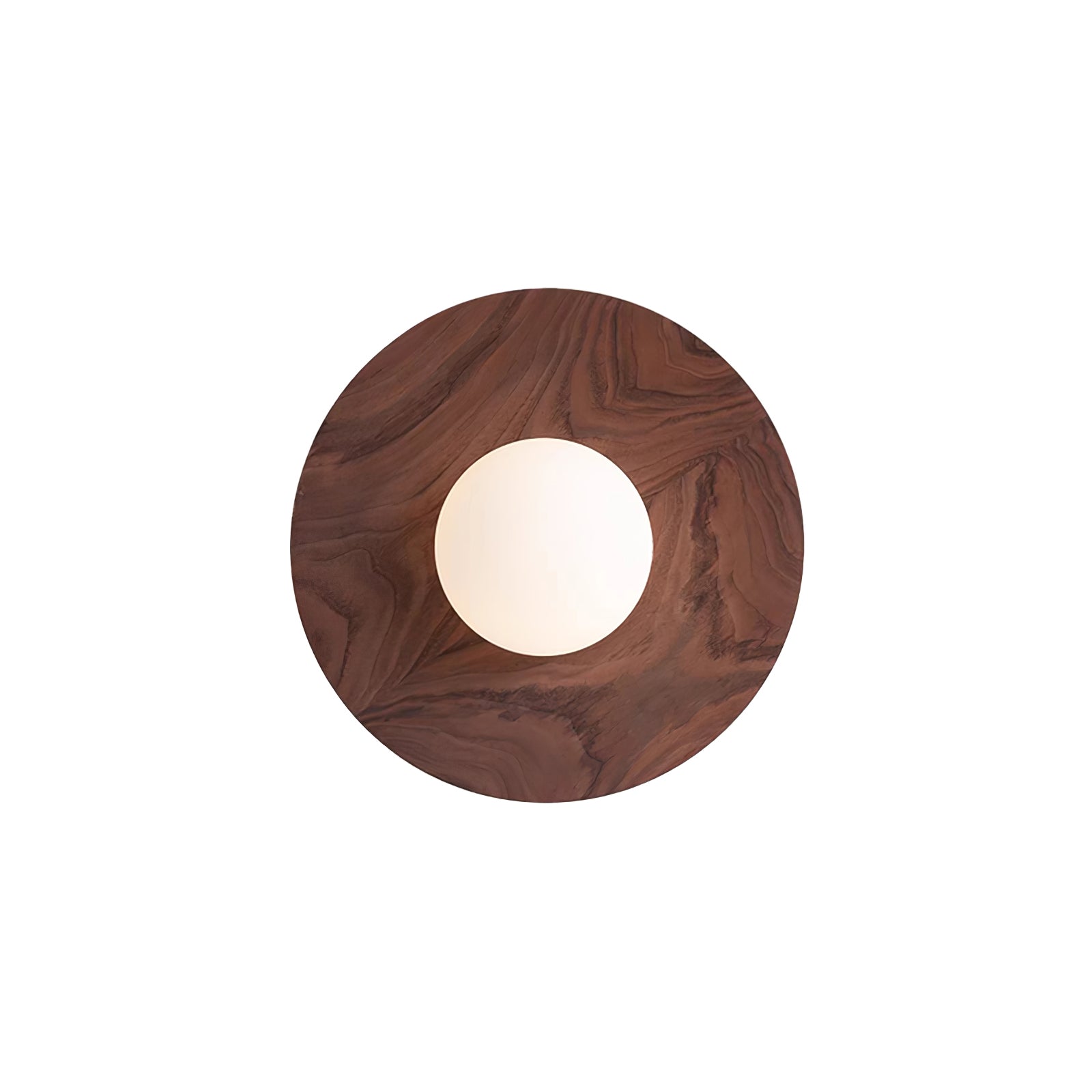Eloza Modern Minimalist Wooden Glass Wall Light