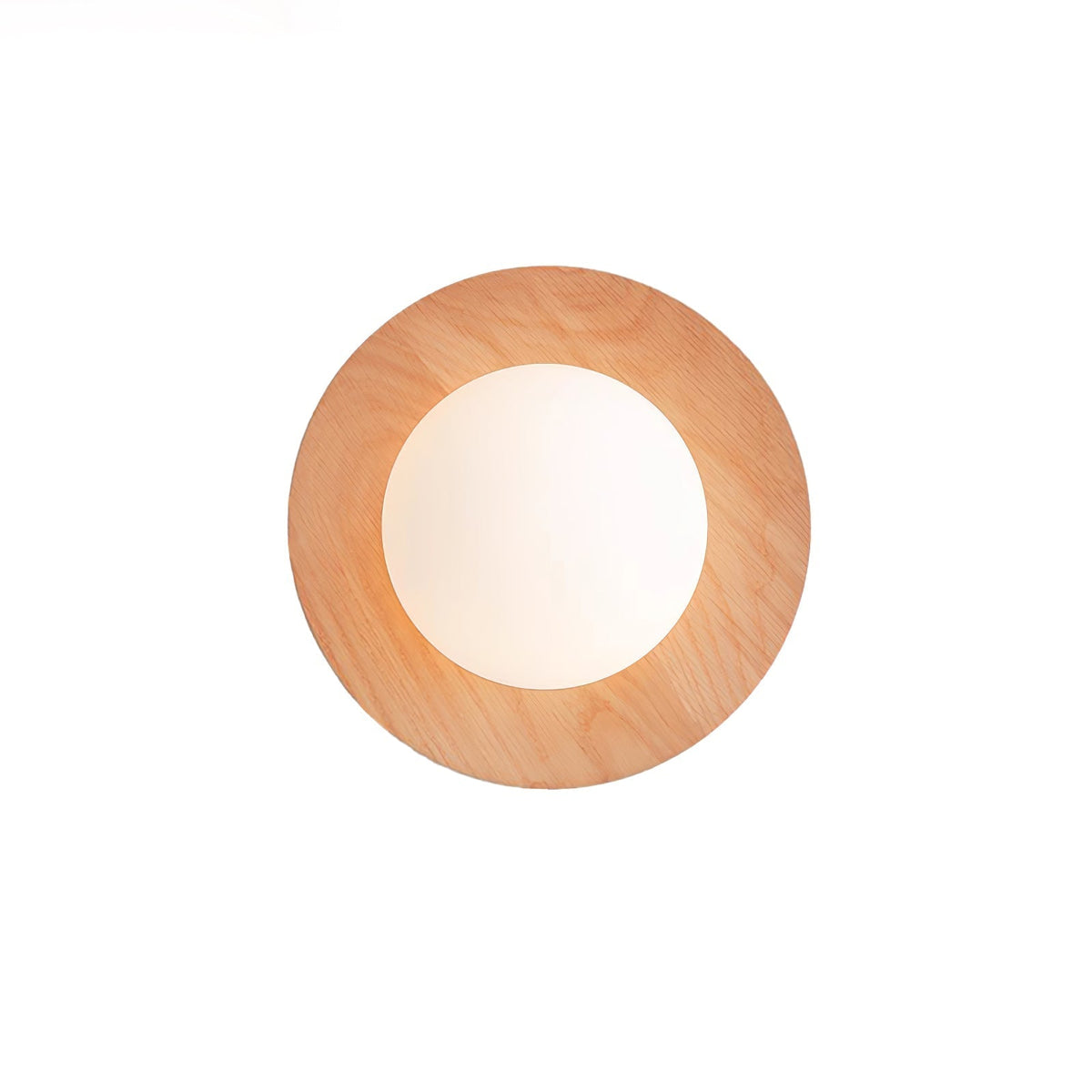 Eloza Modern Minimalist Wooden Glass Wall Light
