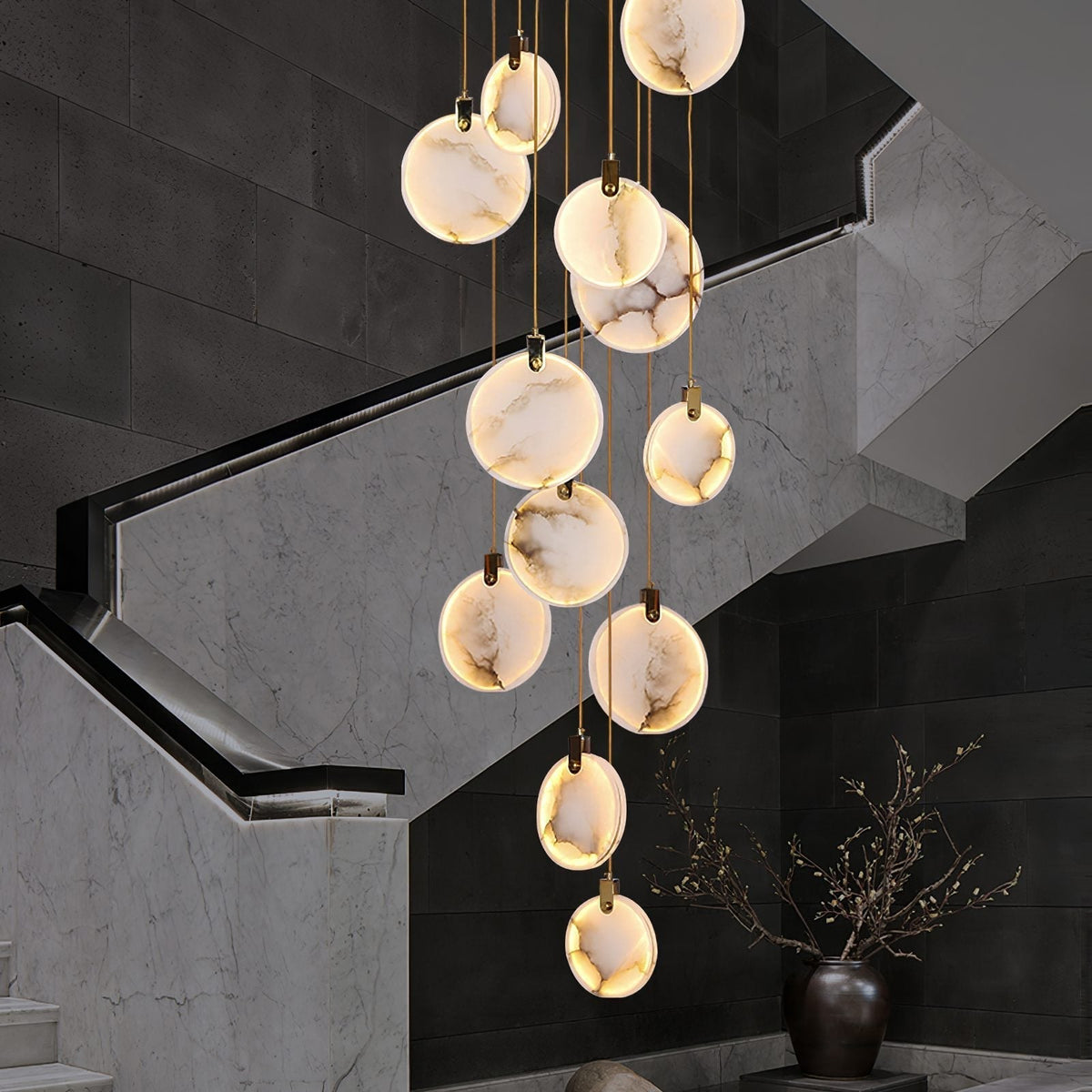 Lynore Alabaster Pendant Light