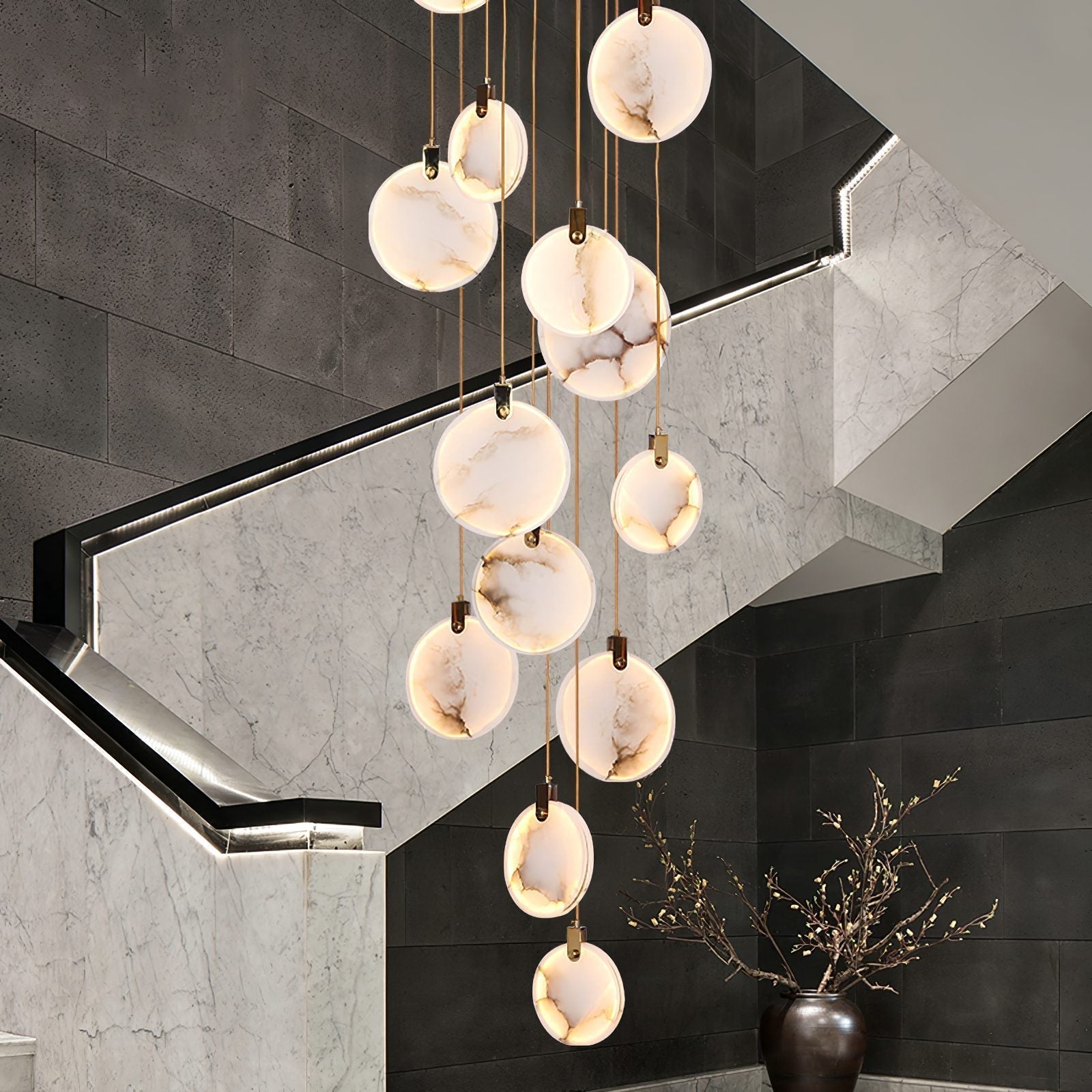 Lynore Alabaster Pendant Light