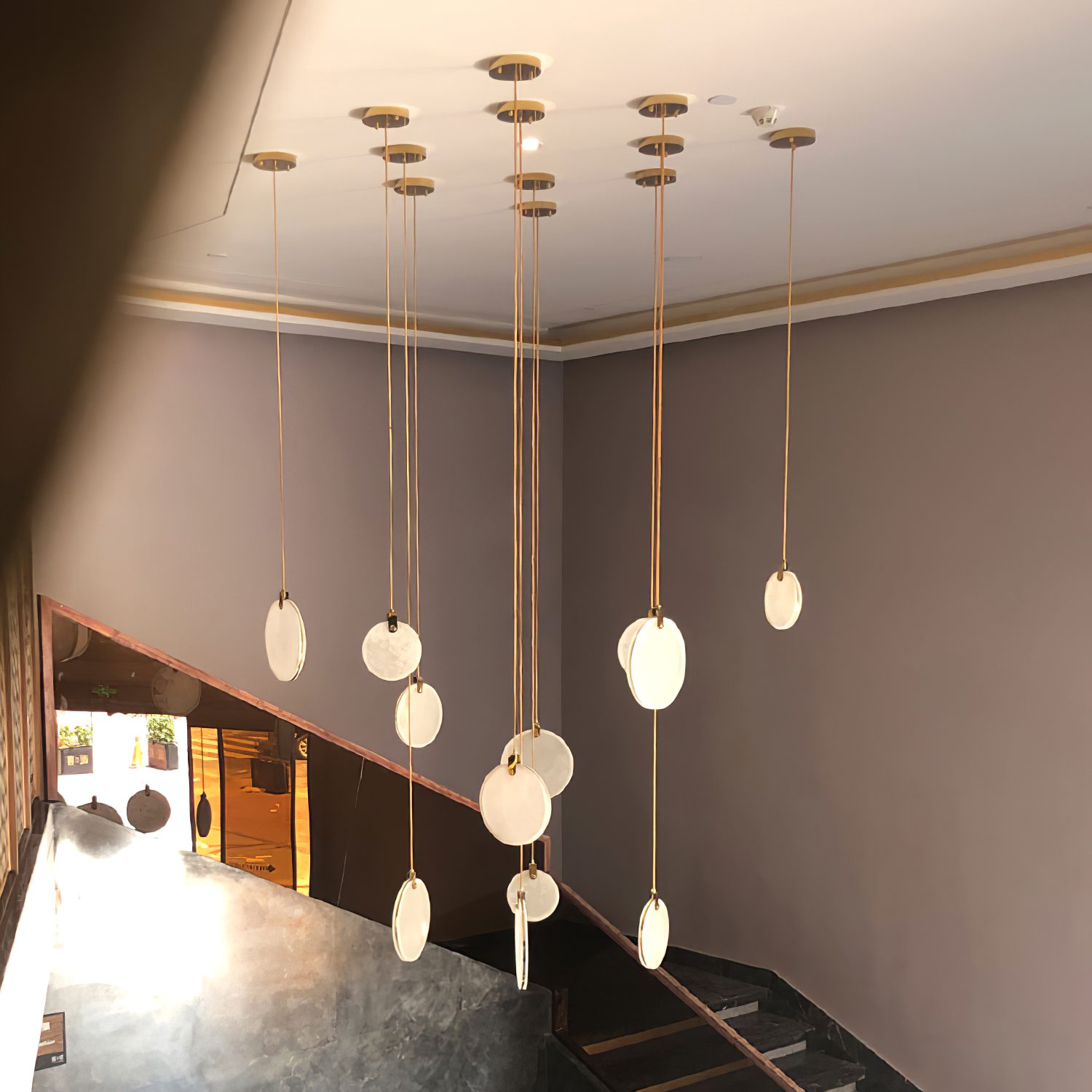 Lynore Alabaster Pendant Light