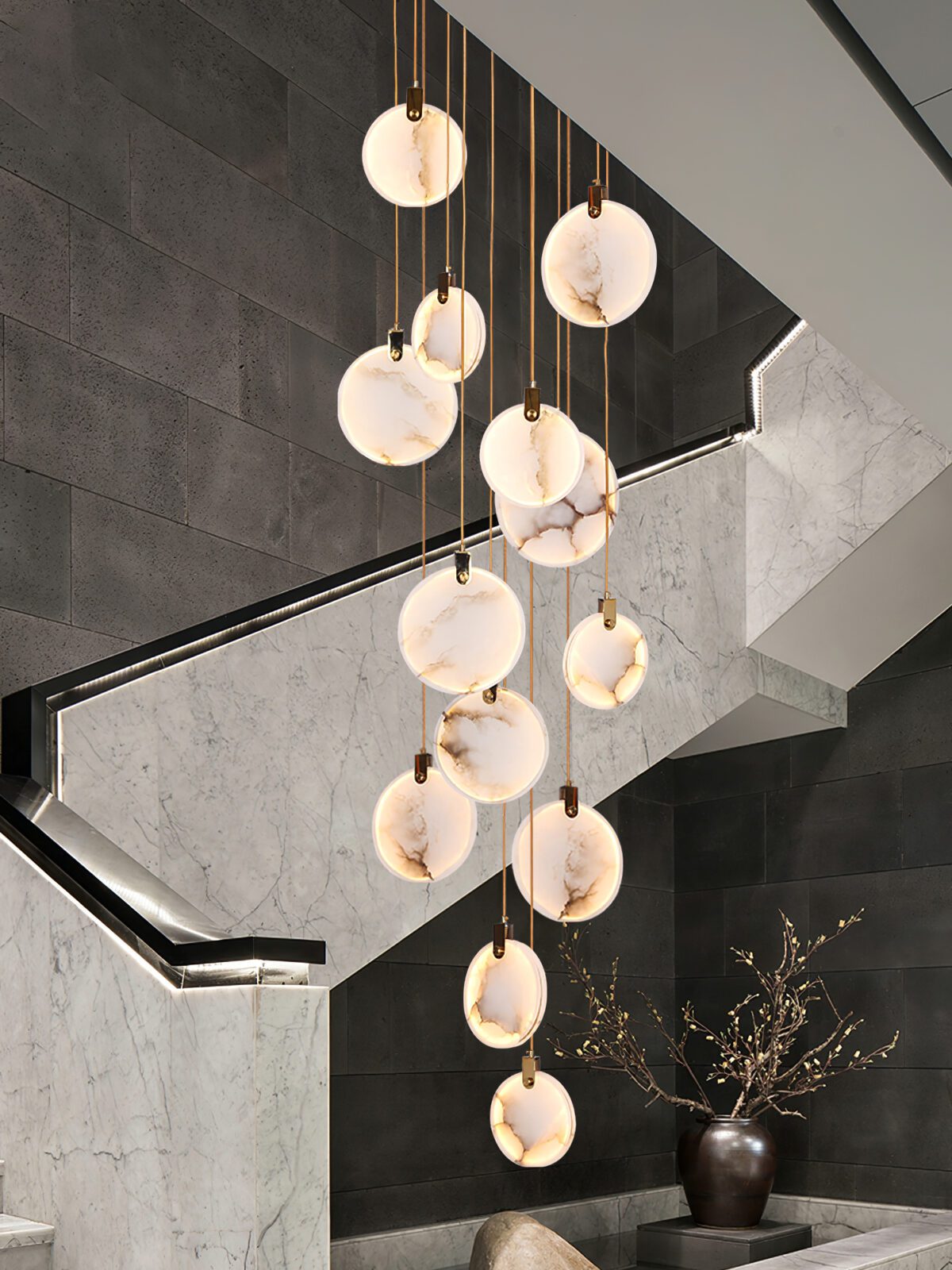 Lynore Alabaster Pendant Light
