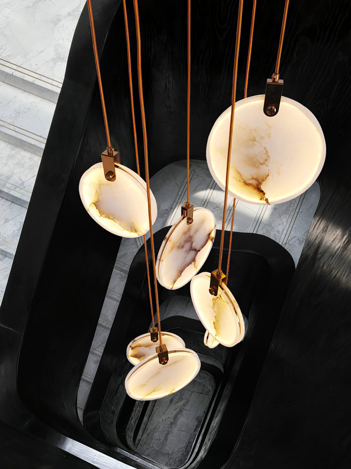 Lynore Alabaster Pendant Light