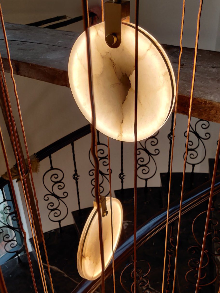 Lynore Alabaster Pendant Light
