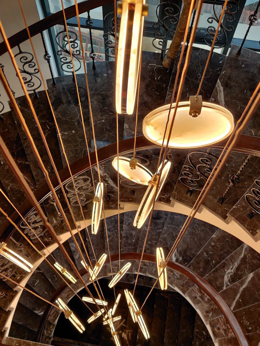 Lynore Alabaster Pendant Light