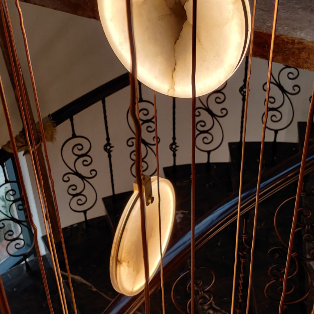 Lynore Alabaster Pendant Light