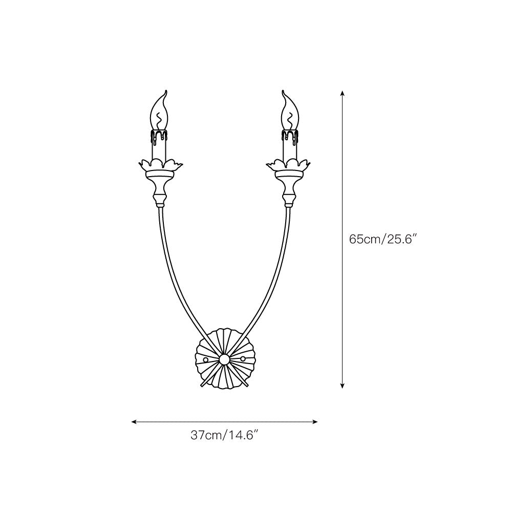 Rinirise Wooden Wall Lamp