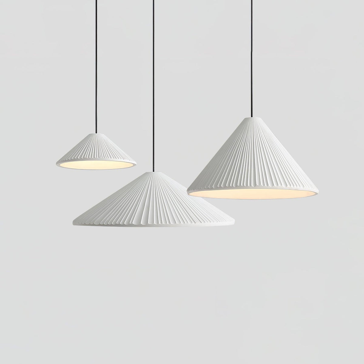 Cone Hat Resin Pendant Lamp