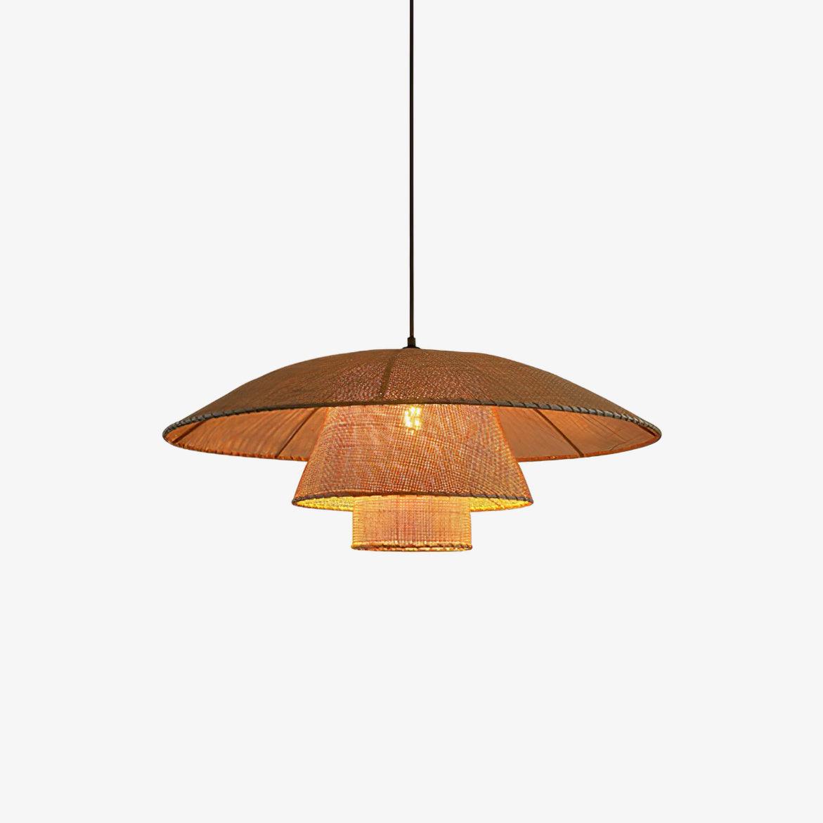 Arixu Rattan Vintage Pendant Lamp