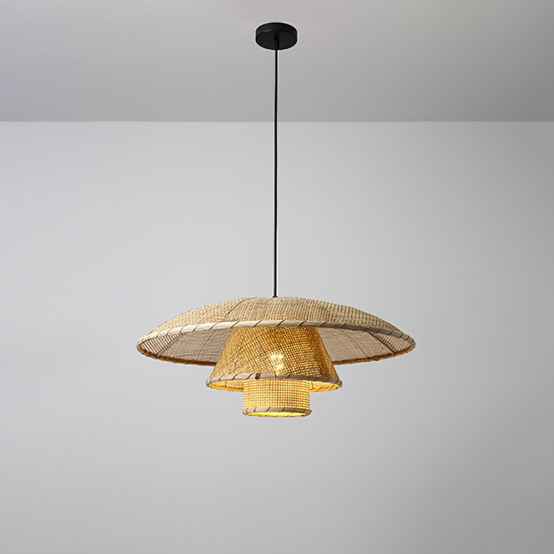 Arixu Rattan Vintage Pendant Lamp