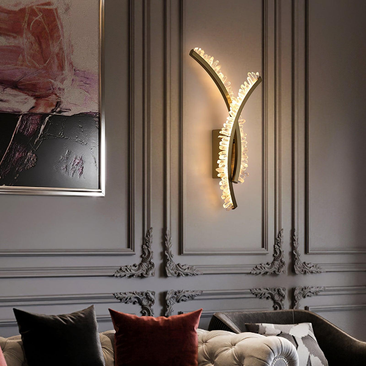 Celo Premium Nordic Art Crystal Wall Light
