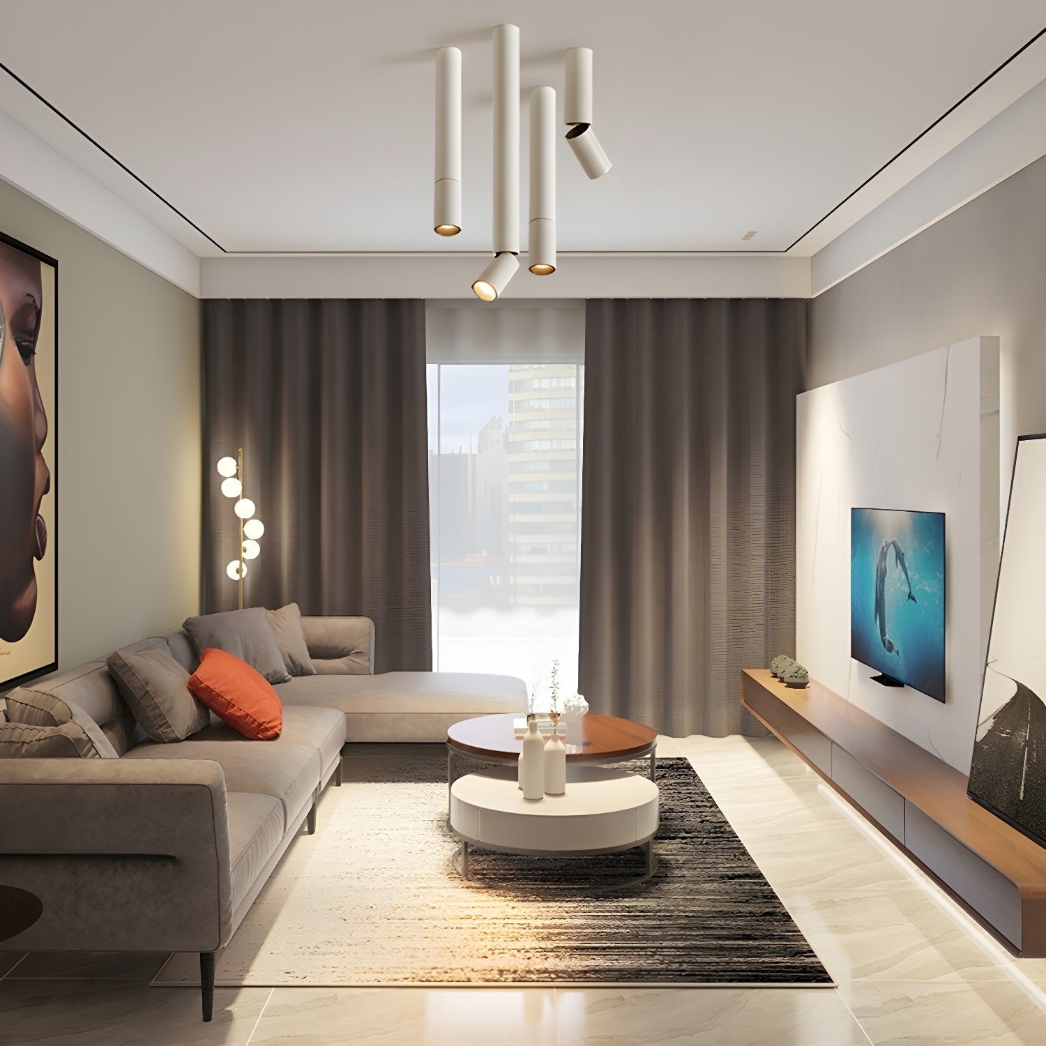 Elvynira Adjustable Surface Downlight Ceiling lamp